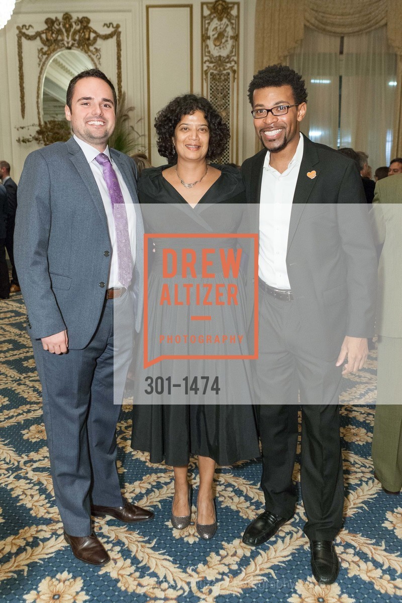 Jimmy San Marco, Shireen McSpadden, Rev. Theon Johnson, Compassion Is Universal 2016, Palace Hotel, October 13th, 2016, Photo #301-1474 Jimmy San Marco, Shireen McSpadden, Rev. Theon Johnson, Photo #301-1474