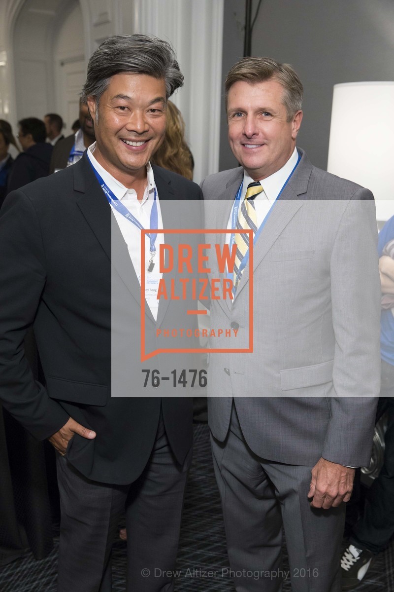 Rodney Fung, Rick Welts, The WARRIORS TIP-OFF LUNCHEON hosted by the San Francisco Chamber of Commerce, The Ritz-Carlton. 600 Stockton St, October 10th, 2016, Photo #76-1476 Rodney Fung, Rick Welts, Photo #76-1476