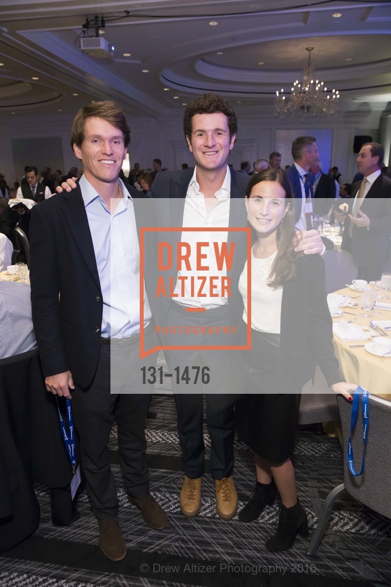 Greg Kuhn, Brandon Shorenstein, Sandra Shorenstein, The WARRIORS TIP-OFF LUNCHEON hosted by the San Francisco Chamber of Commerce, The Ritz-Carlton. 600 Stockton St, October 10th, 2016, Photo #131-1476 Greg Kuhn, Brandon Shorenstein, Sandra Shorenstein, Photo #131-1476