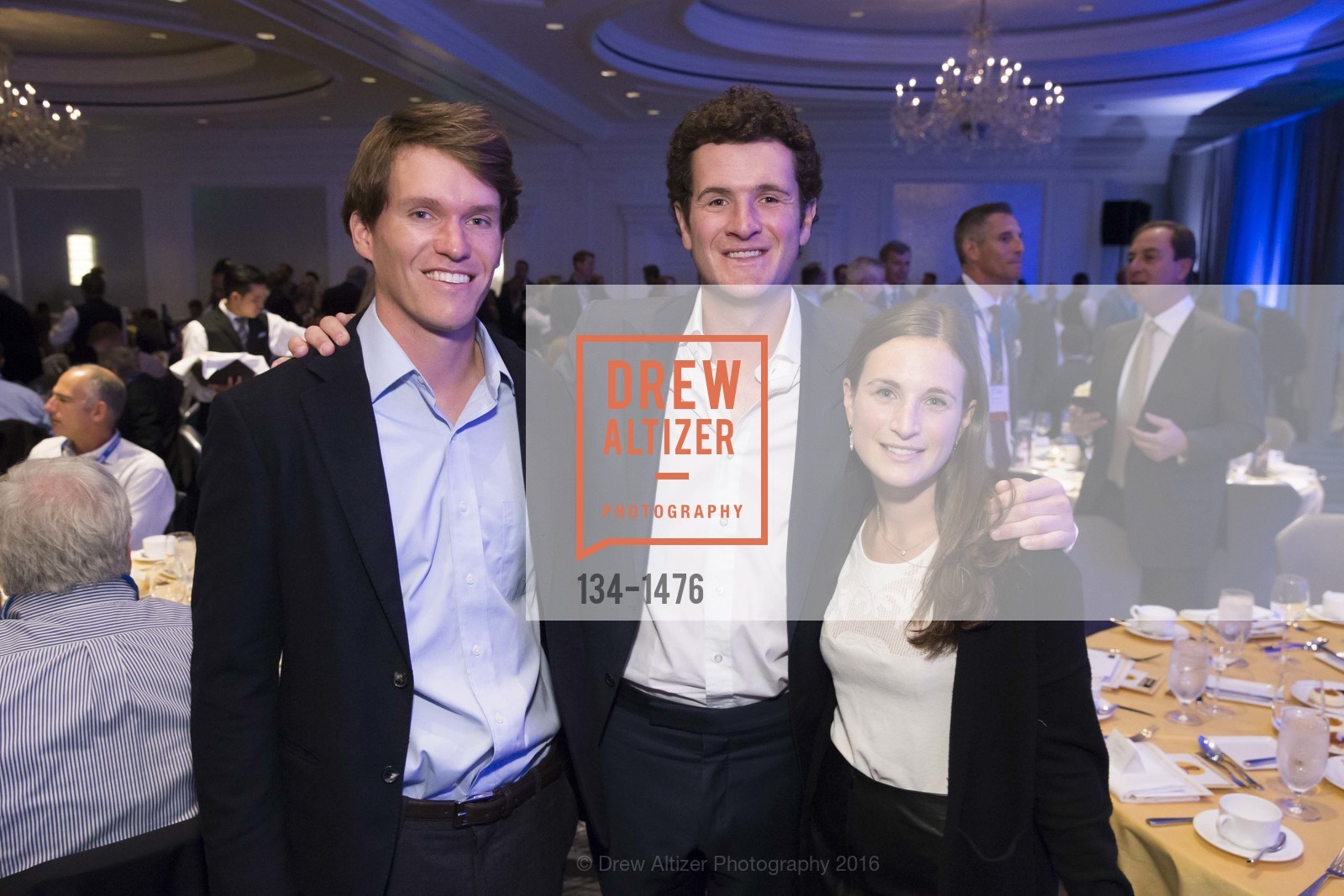 Greg Kuhn, Brandon Shorenstein, Sandra Shorenstein, The WARRIORS TIP-OFF LUNCHEON hosted by the San Francisco Chamber of Commerce, The Ritz-Carlton. 600 Stockton St, October 10th, 2016, Photo #134-1476 Greg Kuhn, Brandon Shorenstein, Sandra Shorenstein, Photo #134-1476