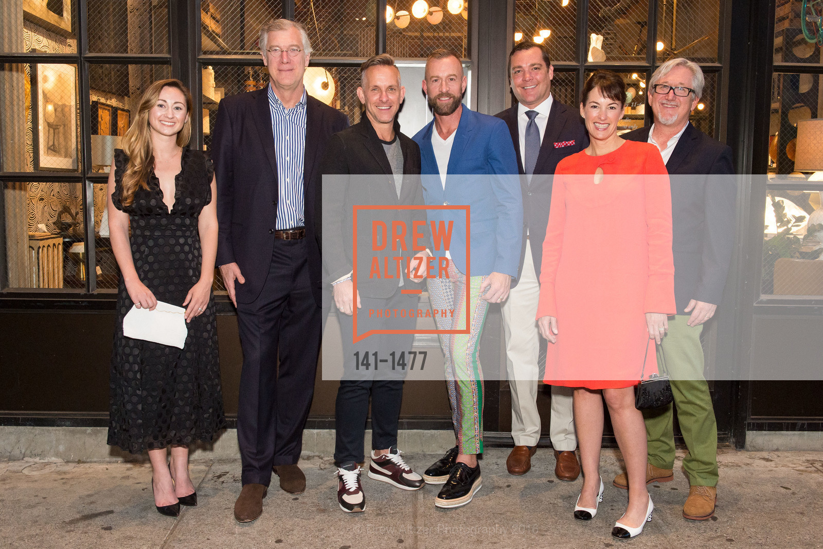 Rebecca Revel, Thomas Kligerman, Jay Jeffers, Michael Purdy, Jack Ryder, Rebecca Birdwell, Michael Imber, Cuban Grant Fundraiser for the Sir John Soane Museum Foundation, Jay Jeffers - The Store. 1035 Post Street, October 13th, 2016, Photo #141-1477 Rebecca Revel, Thomas Kligerman, Jay Jeffers, Michael Purdy, Jack Ryder, Rebecca Birdwell, Michael Imber, Photo #141-1477