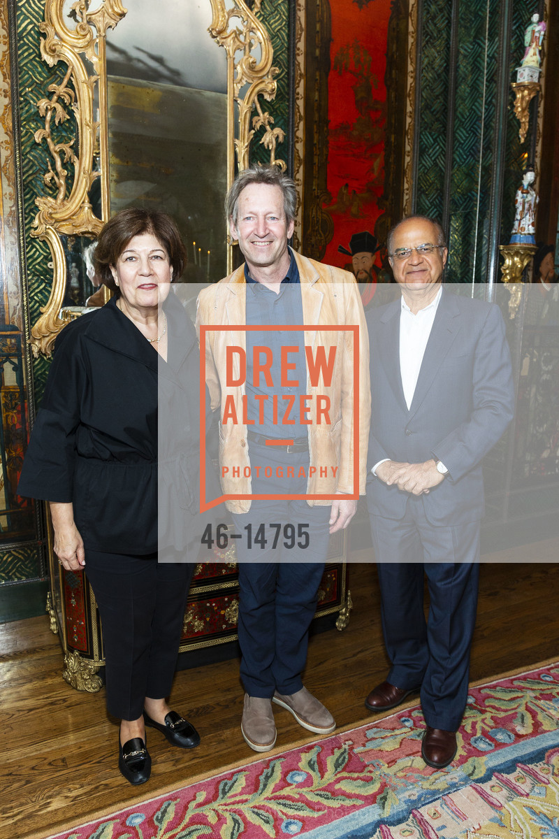 Simin Naaseh, Charles Jarden, Farhang Ostadan, Gordon and Ann Getty host Opera Parallele, Private Residence, June 1st, 2018, Photo #46-14795 Simin Naaseh, Charles Jarden, Farhang Ostadan, Photo #46-14795