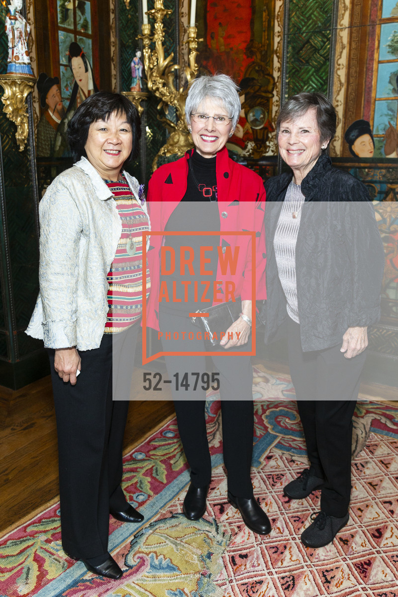 Debbie Chinn, Dina Kuntz, Sherry Parker, Gordon and Ann Getty host Opera Parallele, Private Residence, June 1st, 2018, Photo #52-14795 Debbie Chinn, Dina Kuntz, Sherry Parker, Photo #52-14795