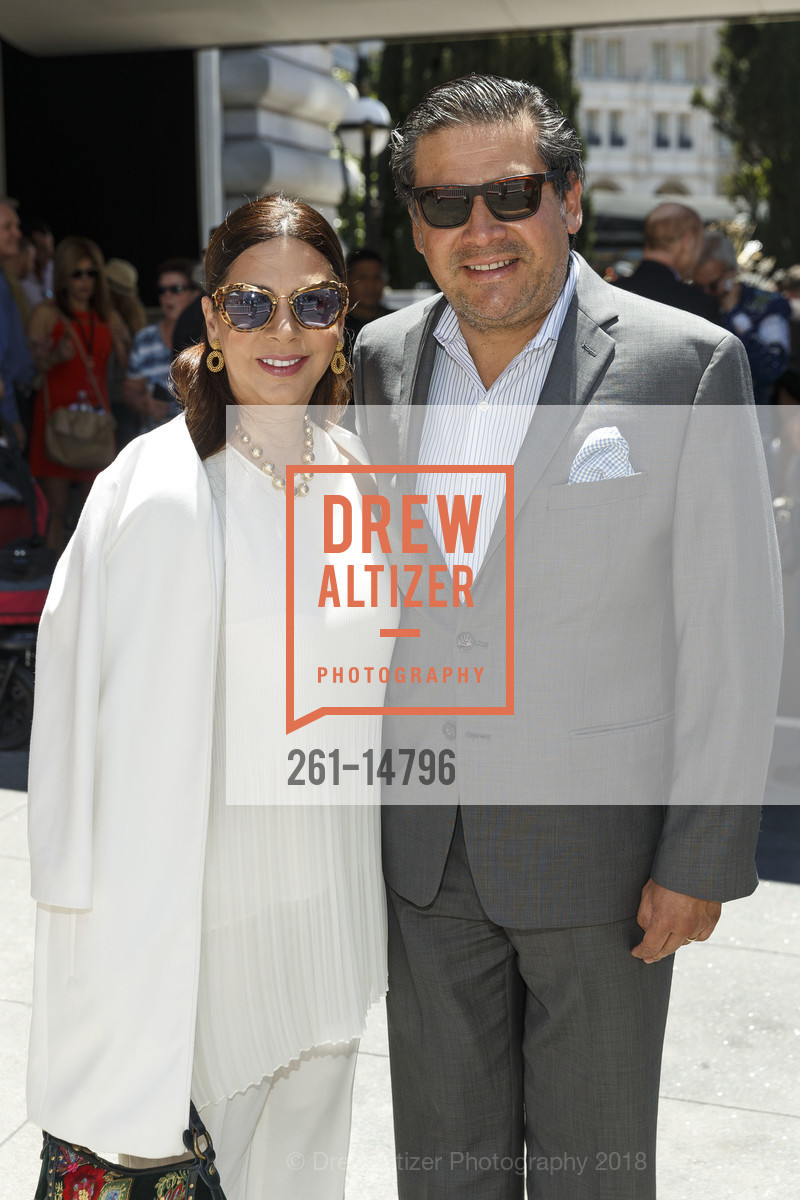 Adriana Torres, Hernando Torres-Fernández, "Tony Bennett Way" Block Party and Street Sign Unveiling, Fairmont. 950 Mason St, June 2nd, 2018, Photo #261-14796 Adriana Torres, Hernando Torres-Fernández, Photo #261-14796