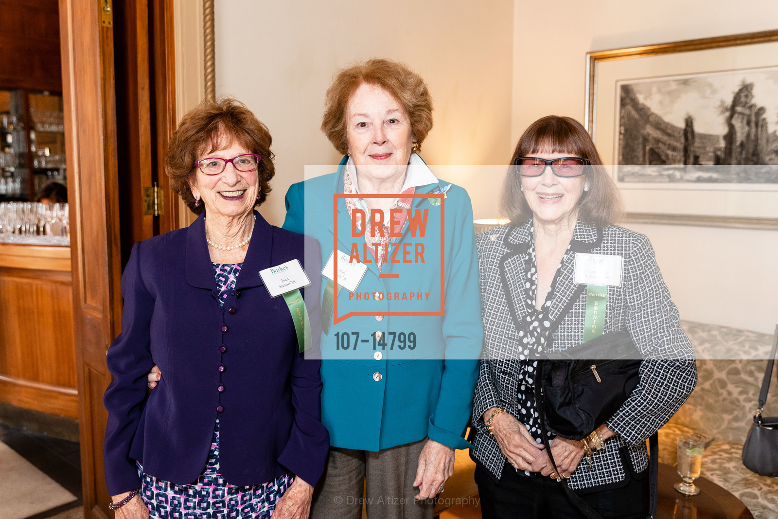 Joan Sutton, Mary Shenk, Lynn Arias Bornstein, Katherine Delmar Burke School's Alumnuae Luncheon 2018, Metropolitan City Club. v, Photo #107-14799 Joan Sutton, Mary Shenk, Lynn Arias Bornstein, Photo #107-14799
