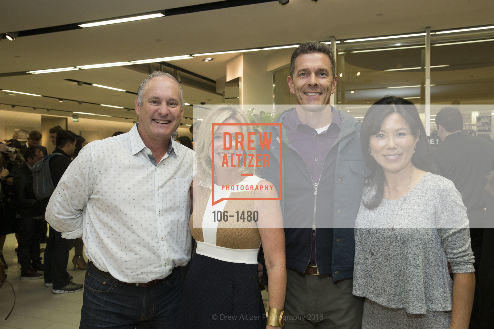 Crosby Hyde, Hillary Denunzio, Matt Coan, Pam Coan, GQ Cocktail Party to celebrate the Men’s Store Launch, Saks Fifth Avenue, October 13th, 2016, Photo #106-1480 Crosby Hyde, Hillary Denunzio, Matt Coan, Pam Coan, Photo #106-1480