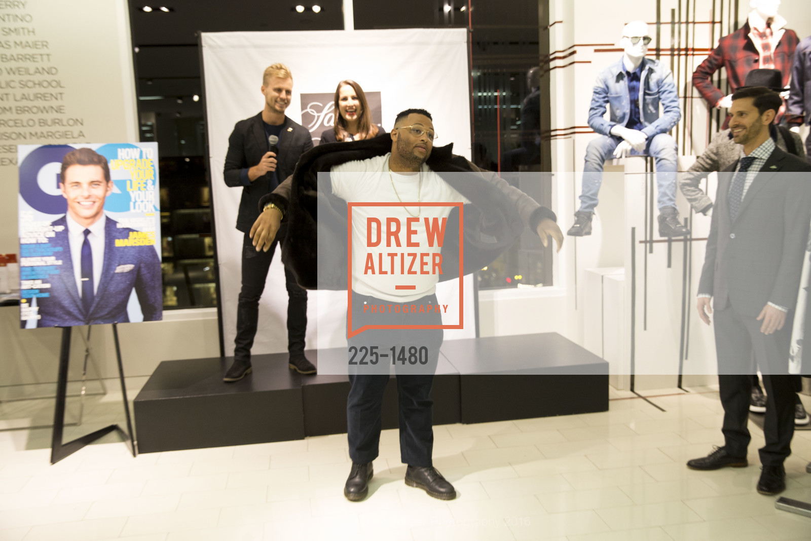 Atmosphere, GQ Cocktail Party to celebrate the Men’s Store Launch, Saks Fifth Avenue, October 13th, 2016, Photo #225-1480 Atmosphere, Photo #225-1480