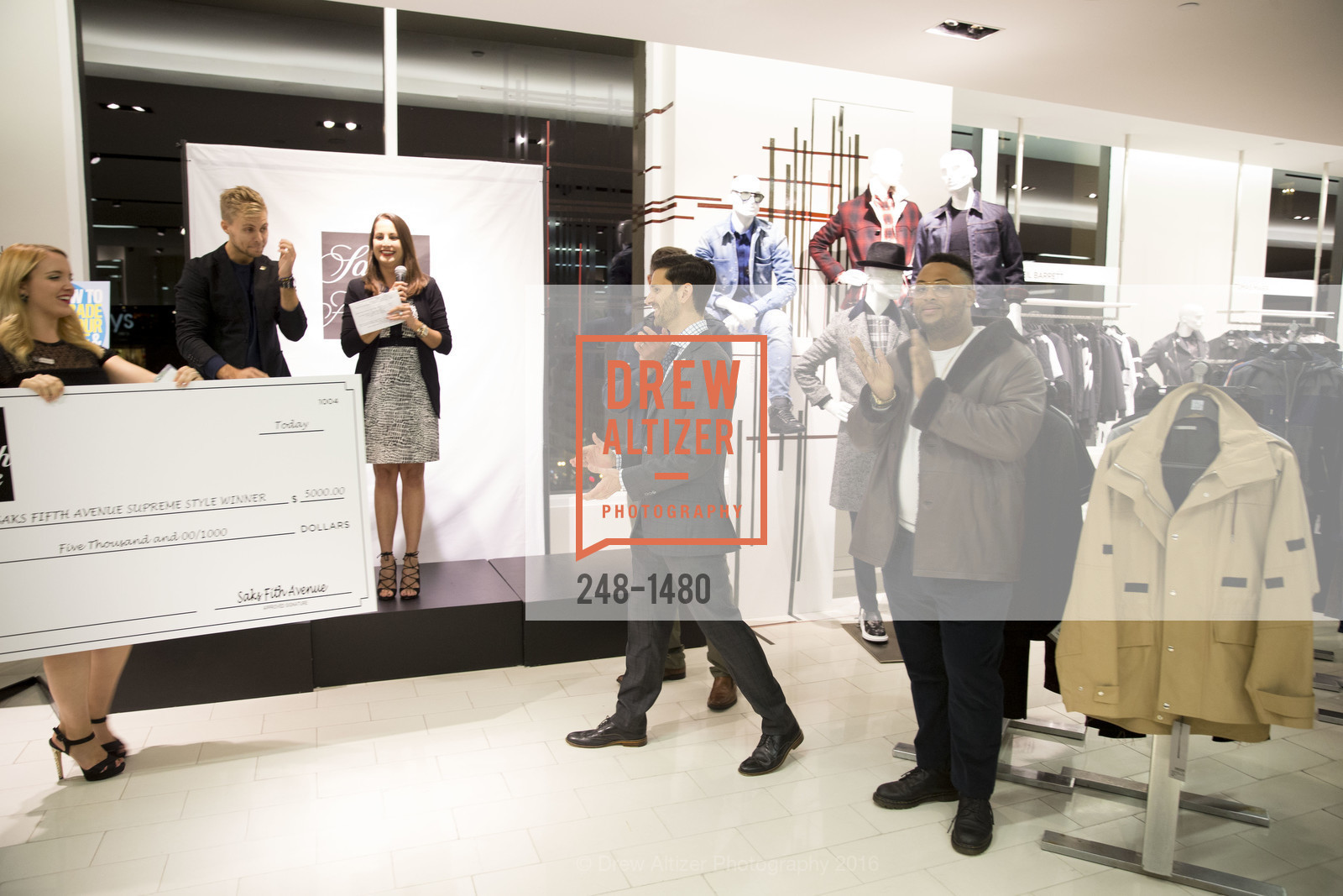 Atmosphere, GQ Cocktail Party to celebrate the Men’s Store Launch, Saks Fifth Avenue, October 13th, 2016, Photo #248-1480 Atmosphere, Photo #248-1480
