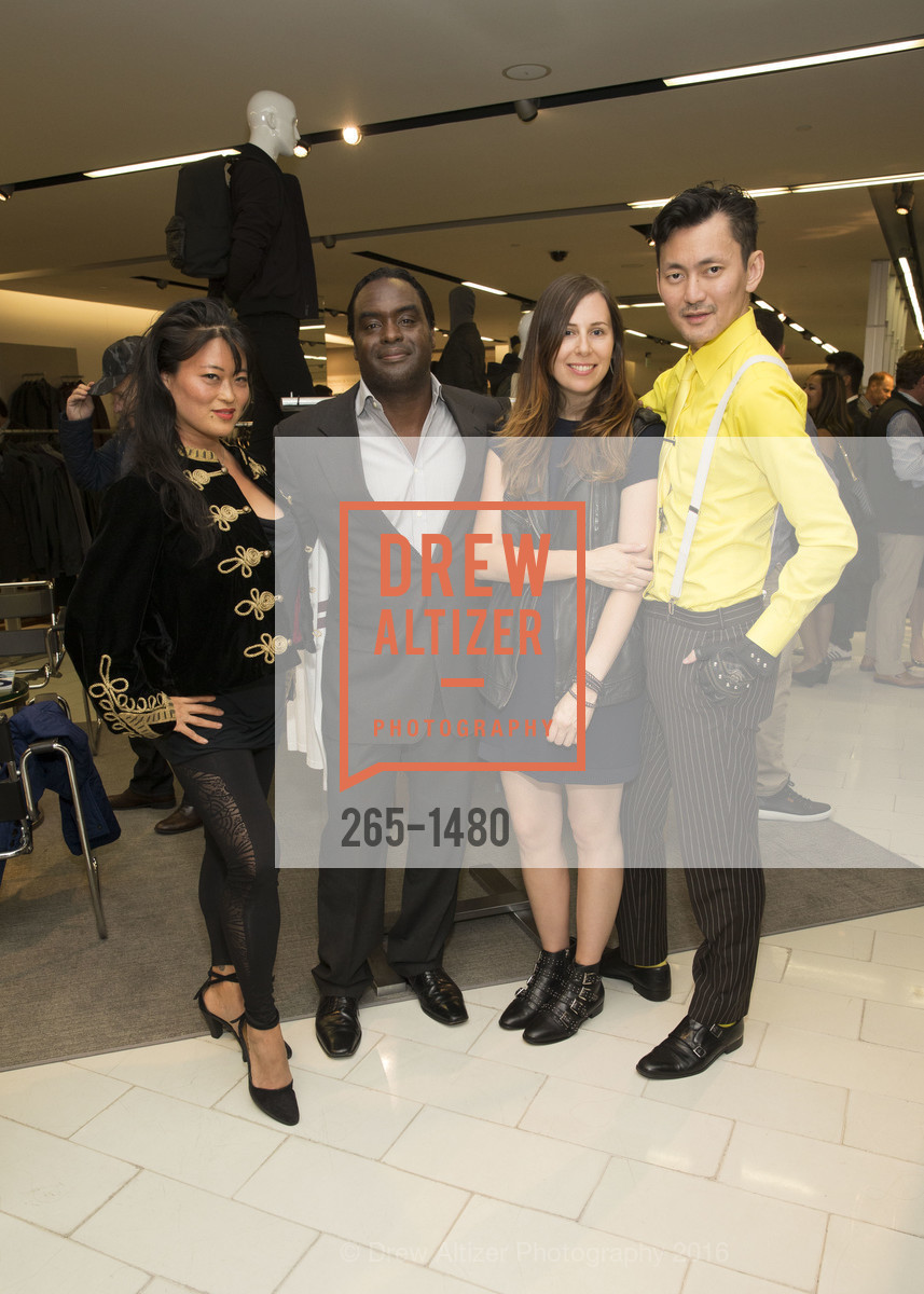 Brie Kan, Jeff Murray, Michelle Musial, Edward Tun, GQ Cocktail Party to celebrate the Men’s Store Launch, Saks Fifth Avenue, October 13th, 2016, Photo #265-1480 Brie Kan, Jeff Murray, Michelle Musial, Edward Tun, Photo #265-1480