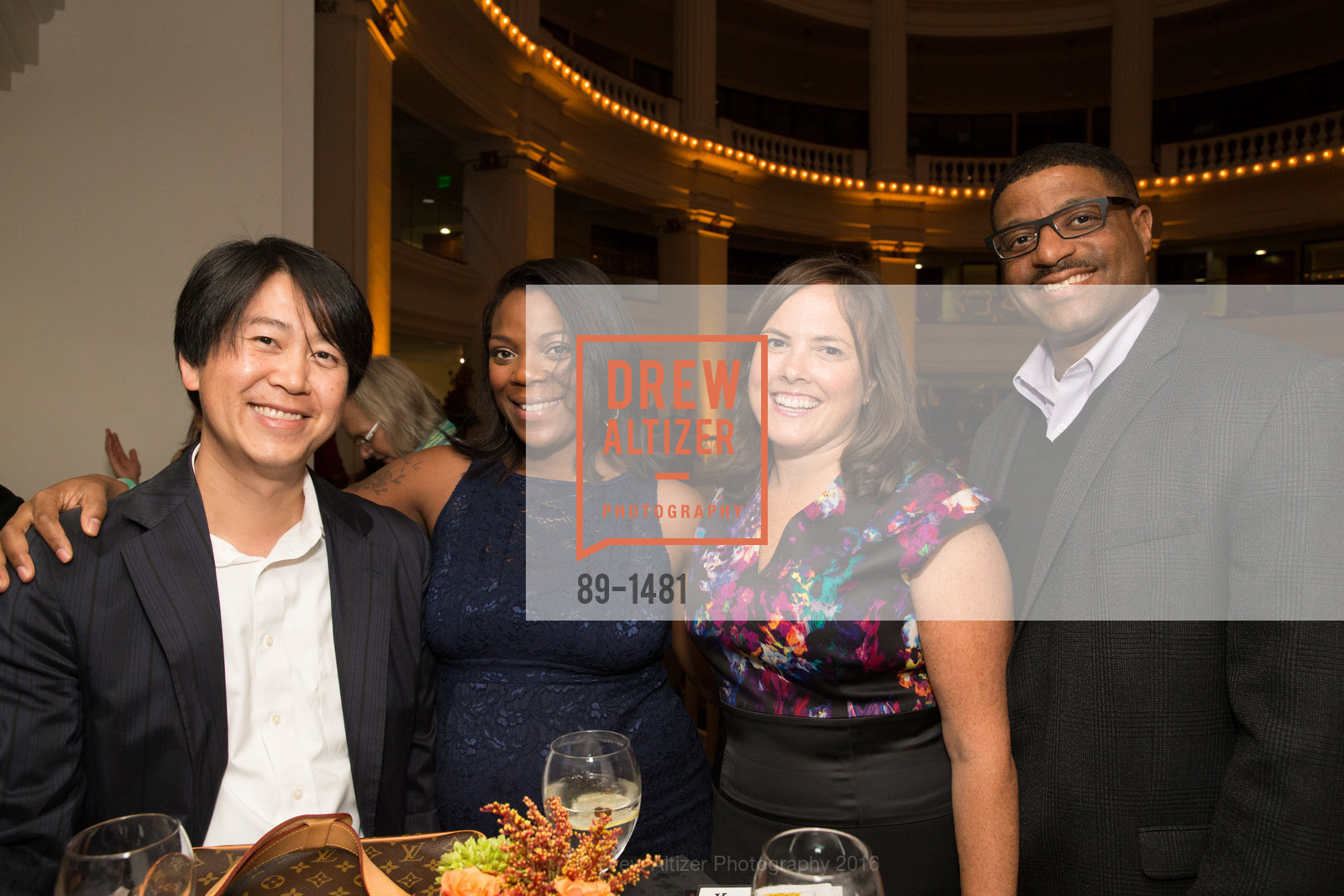 Thomas Vong, Aisha Kelly Wong, Mary Kay Hughes, Akorie Ransom, Girls Inc. of Alameda presents TASTE 2016, Rotunda Building. 300 Frank Ogawa Plaza, Oakland, October 15th, 2016, Photo #89-1481 Thomas Vong, Aisha Kelly Wong, Mary Kay Hughes, Akorie Ransom, Photo #89-1481
