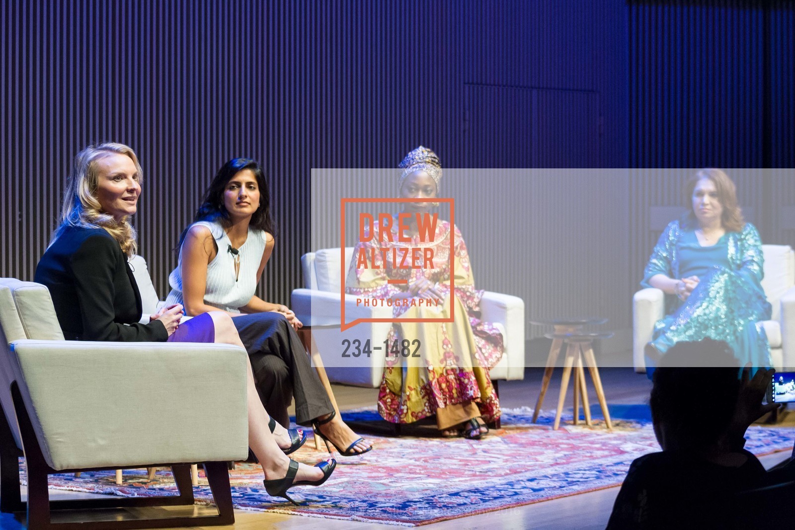 Alysee Nelson, Akanksha Hazari, Hafsat Abiola-Costello, Khanim Latif, Vital Voices presents Invest in Women, Improve the World, SF Jazz Center, October 14th, 2016, Photo #234-1482 Alysee Nelson, Akanksha Hazari, Hafsat Abiola-Costello, Khanim Latif, Photo #234-1482