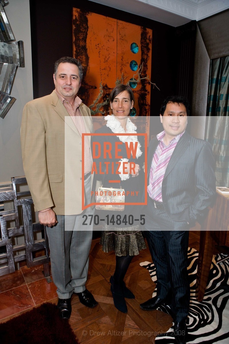 Vernon Applegate, Tara Szabo, Ricardo Hernandez, Gioi Tran, San Francisco DECORATOR SHOWHOUSE, Preview Party, US, April 28th, 2008, Photo #270-14840-5 Vernon Applegate, Tara Szabo, Ricardo Hernandez, Gioi Tran, Photo #270-14840-5