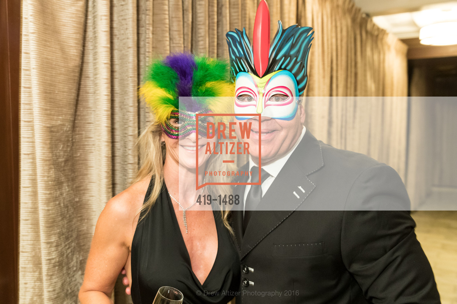 Andrea Griffin, Robert Engstrom, Domestic Violence Hotline's 20th Annual Gala, Merchant's Exchange Building, Julia Morgan Ballroom. 465 California St, October 13th, 2016, Photo #419-1488 Andrea Griffin, Robert Engstrom, Photo #419-1488