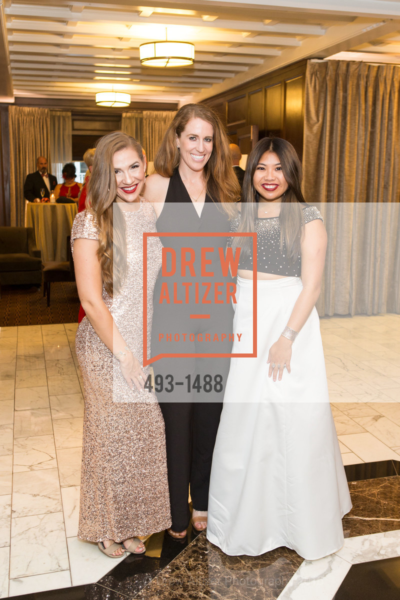 Samantha Robinson, Sydney Hodgkinson, Waverly Newton, Domestic Violence Hotline's 20th Annual Gala, Merchant's Exchange Building, Julia Morgan Ballroom. 465 California St, October 13th, 2016, Photo #493-1488 Samantha Robinson, Sydney Hodgkinson, Waverly Newton, Photo #493-1488