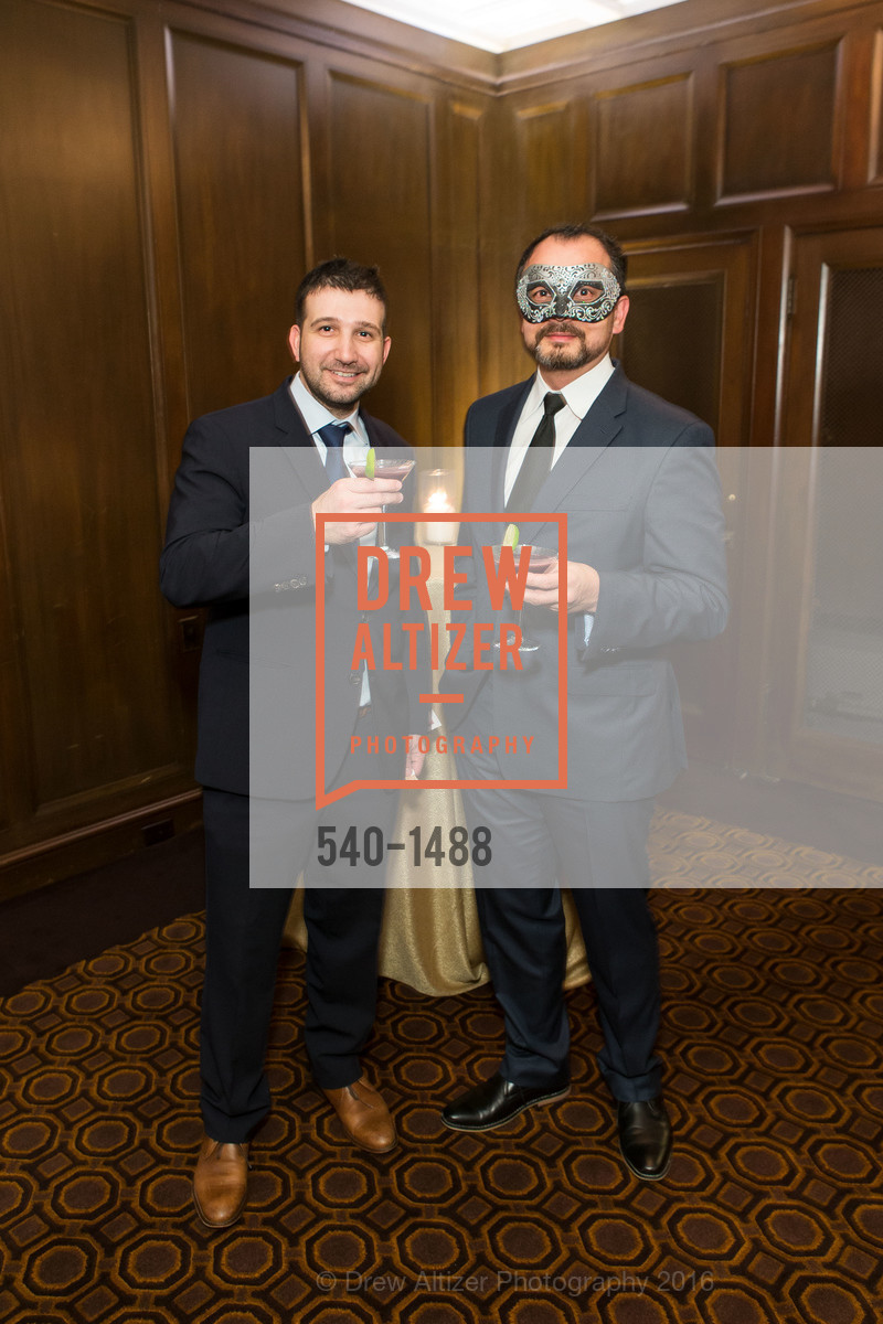 Ian Gruber, Ron McElroy, Domestic Violence Hotline's 20th Annual Gala, Merchant's Exchange Building, Julia Morgan Ballroom. 465 California St, October 13th, 2016, Photo #540-1488 Ian Gruber, Ron McElroy, Photo #540-1488