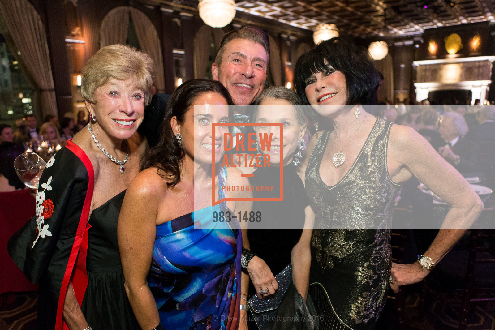 Maria Pitcairn, Natalia Urrutia, Robert Beadle, Julie Coplon, Marilyn Cabak, Domestic Violence Hotline's 20th Annual Gala, Merchant's Exchange Building, Julia Morgan Ballroom. 465 California St, October 13th, 2016, Photo #983-1488 Maria Pitcairn, Natalia Urrutia, Robert Beadle, Julie Coplon, Marilyn Cabak, Photo #983-1488