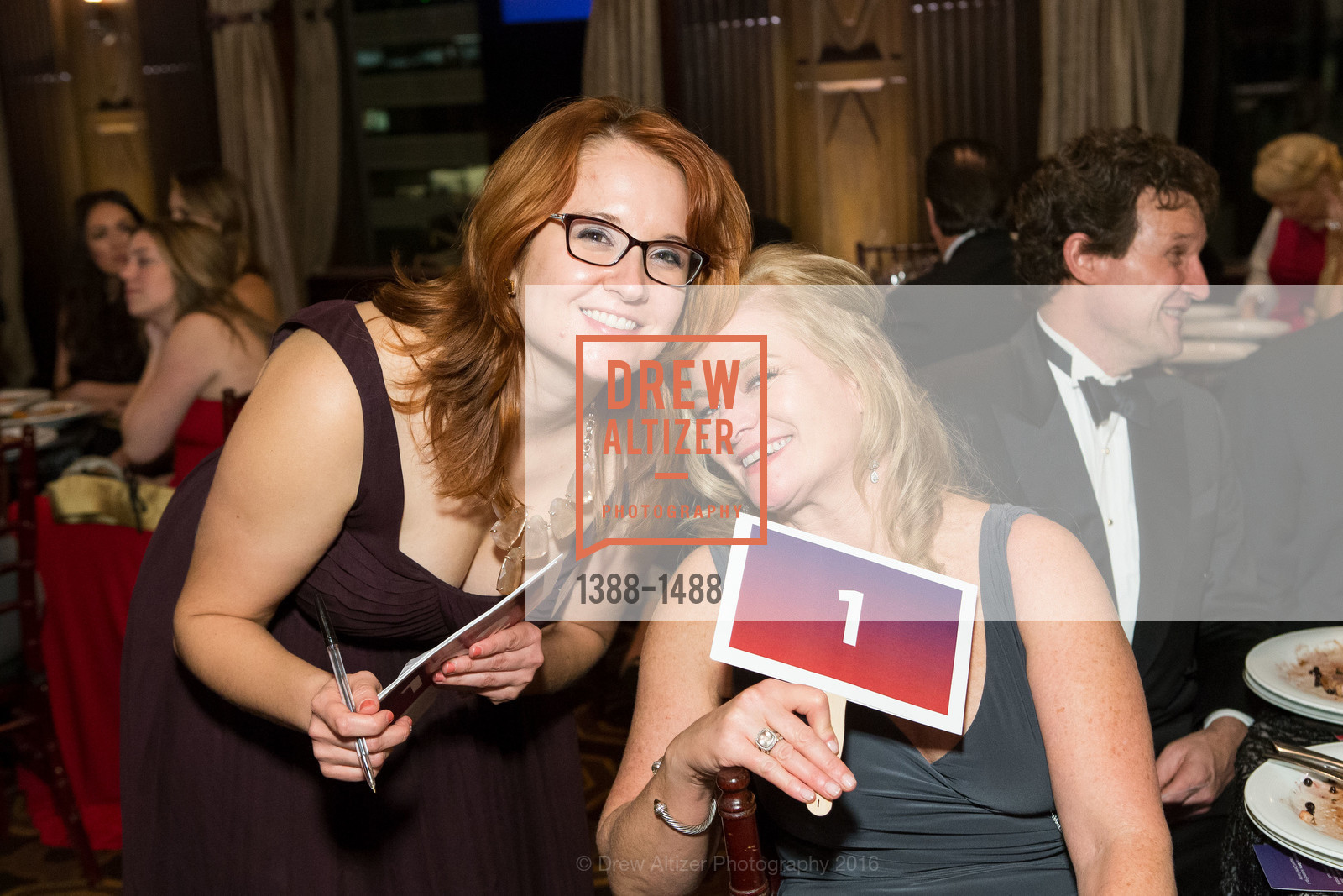 Katie Parker, Rene Rodman, Domestic Violence Hotline's 20th Annual Gala, Merchant's Exchange Building, Julia Morgan Ballroom. 465 California St, October 13th, 2016, Photo #1388-1488 Katie Parker, Rene Rodman, Photo #1388-1488