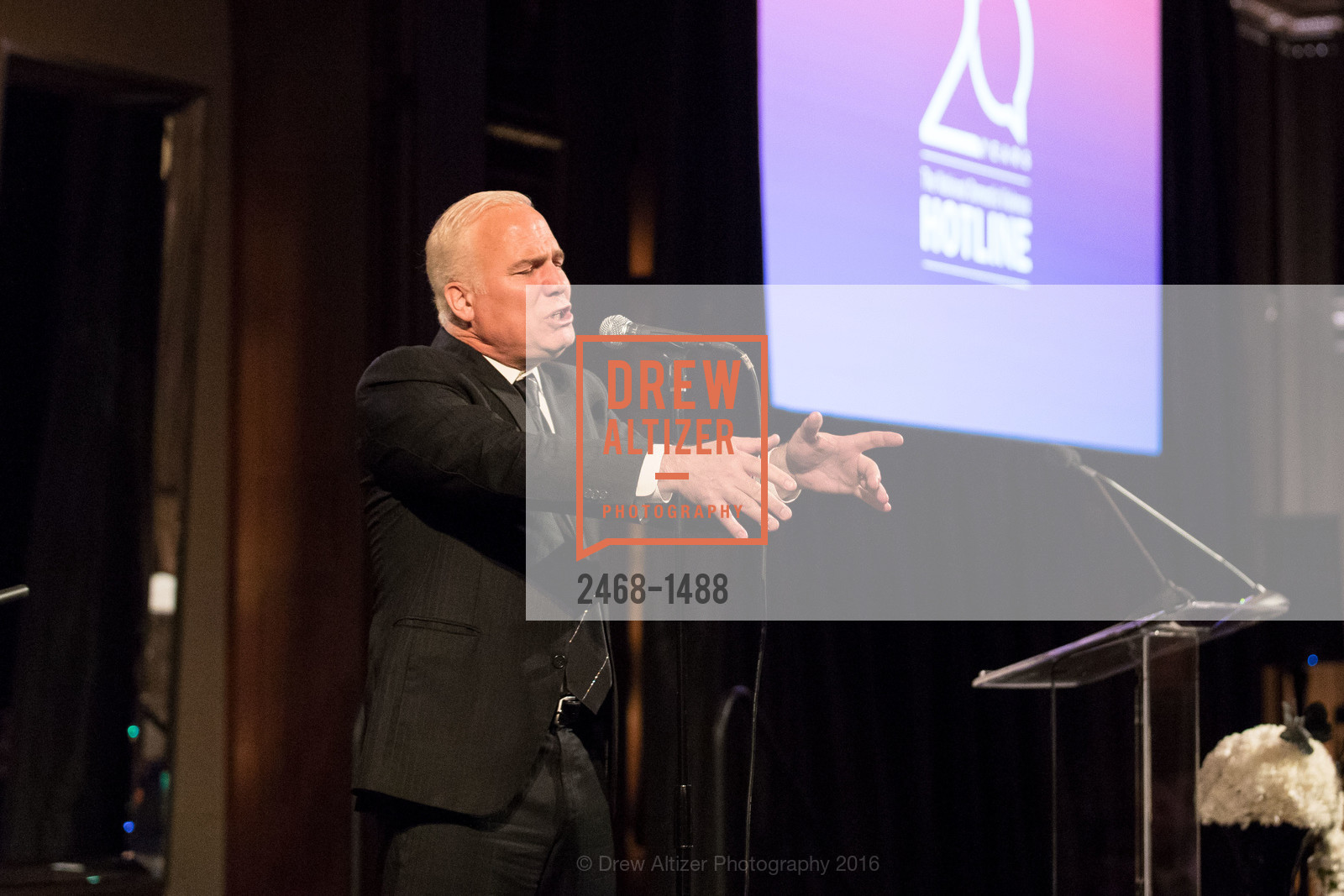 Franc D'Ambrosio, Domestic Violence Hotline's 20th Annual Gala, Merchant's Exchange Building, Julia Morgan Ballroom. 465 California St, October 13th, 2016, Photo #2468-1488 Franc D'Ambrosio, Photo #2468-1488