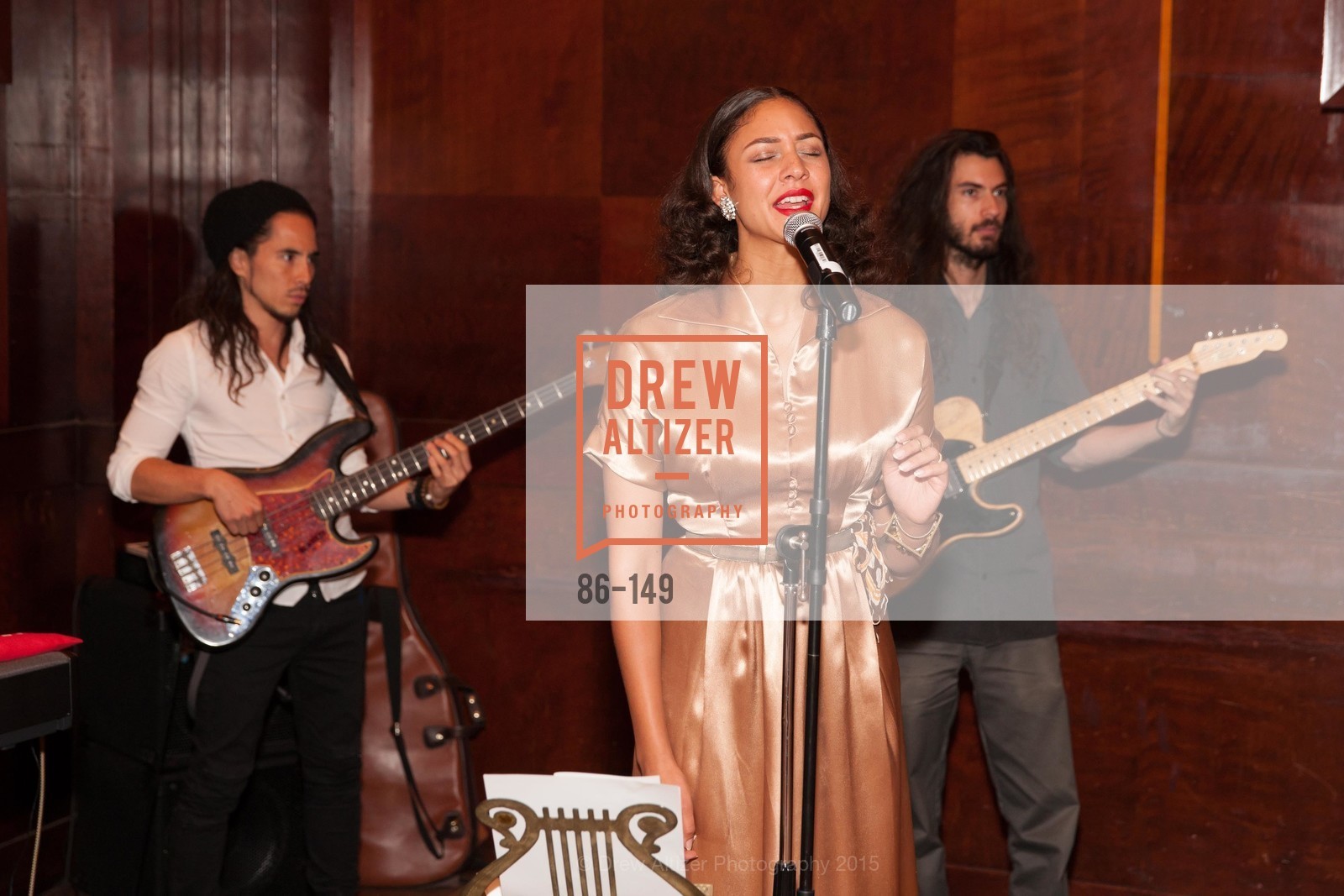 Performance By Mara Hruby, CLIFT San Francisco Celebrates 100 Years, Clift Hotel, Redwood Room and Velvet. 495 Geary St, June 3rd, 2015,Drew Altizer, Drew Altizer Photography, full-service agency, private events, San Francisco photographer, photographer california