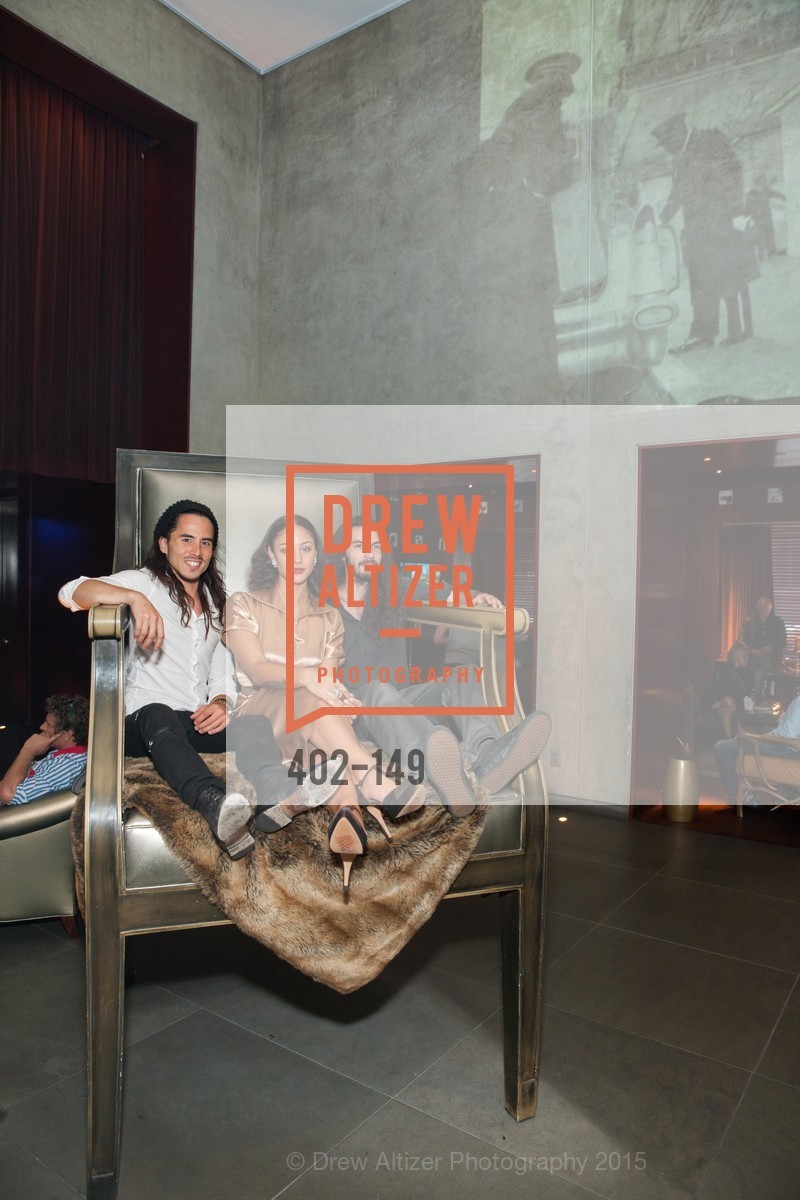 Michael Shiono, Mara Hruby, Ari Chersky, CLIFT San Francisco Celebrates 100 Years, Clift Hotel, Redwood Room and Velvet. 495 Geary St, June 3rd, 2015,Drew Altizer, Drew Altizer Photography, full-service agency, private events, San Francisco photographer, photographer california