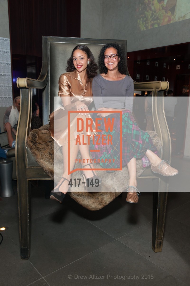 Mara Hruby, Marina Harrison, CLIFT San Francisco Celebrates 100 Years, Clift Hotel, Redwood Room and Velvet. 495 Geary St, June 3rd, 2015,Drew Altizer, Drew Altizer Photography, full-service agency, private events, San Francisco photographer, photographer california