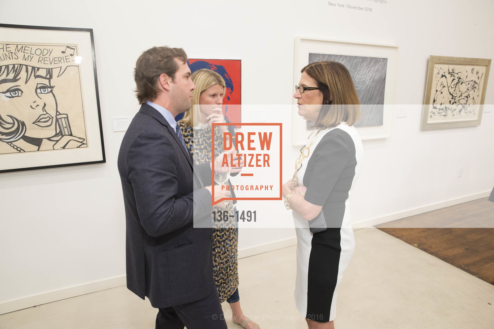 Ellanor Notides, Barrett White, Sarah Wendell, Christies Post-War Contemporary/ Impressionist & Modern Fall Tour, Jules Maeght Gallery, October 13th, 2016, Photo #136-1491 Ellanor Notides, Barrett White, Sarah Wendell, Photo #136-1491
