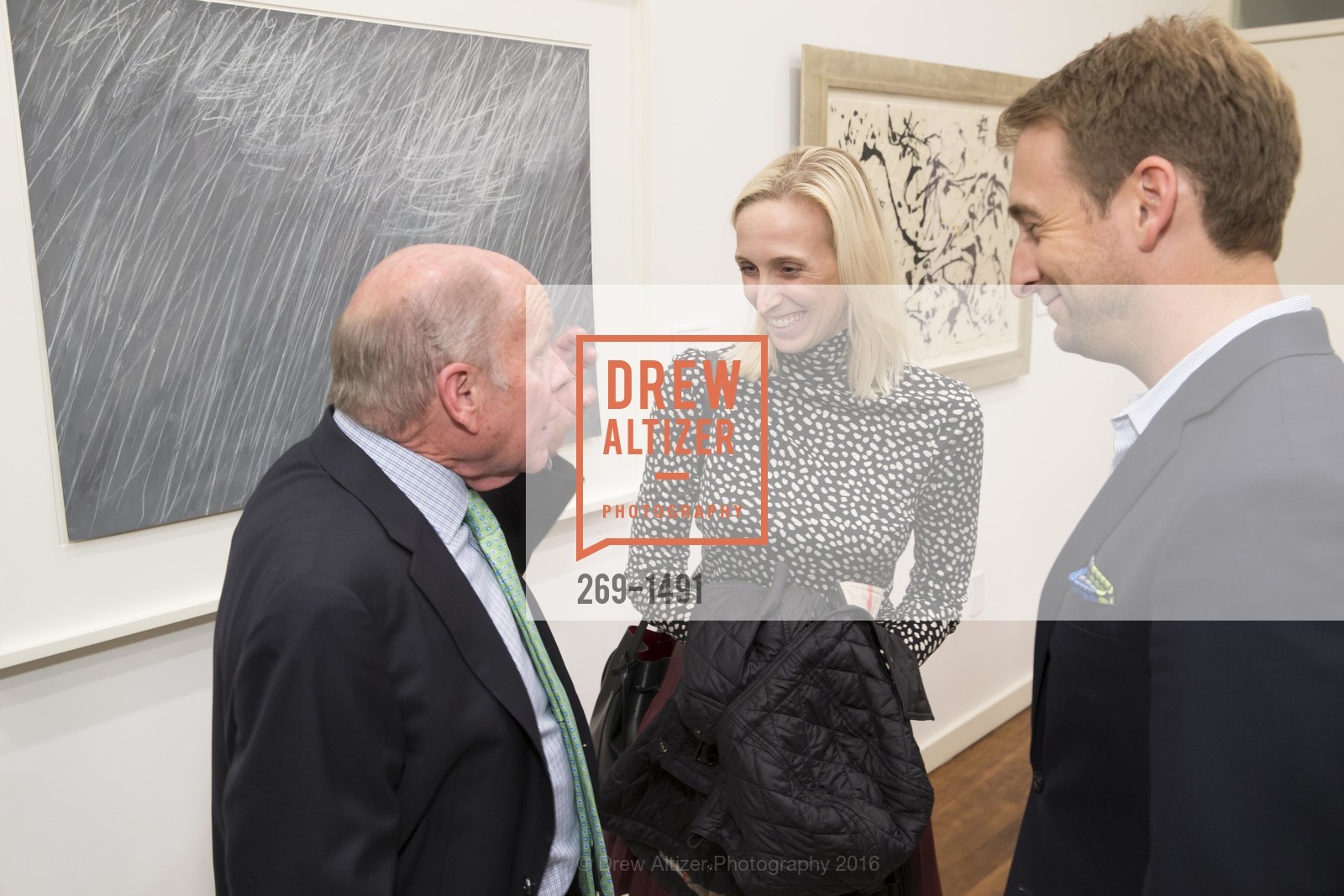 John Berggruen, Maria Hemphill, Chris Hemphill, Christies Post-War Contemporary/ Impressionist & Modern Fall Tour, Jules Maeght Gallery, October 13th, 2016, Photo #269-1491 John Berggruen, Maria Hemphill, Chris Hemphill, Photo #269-1491
