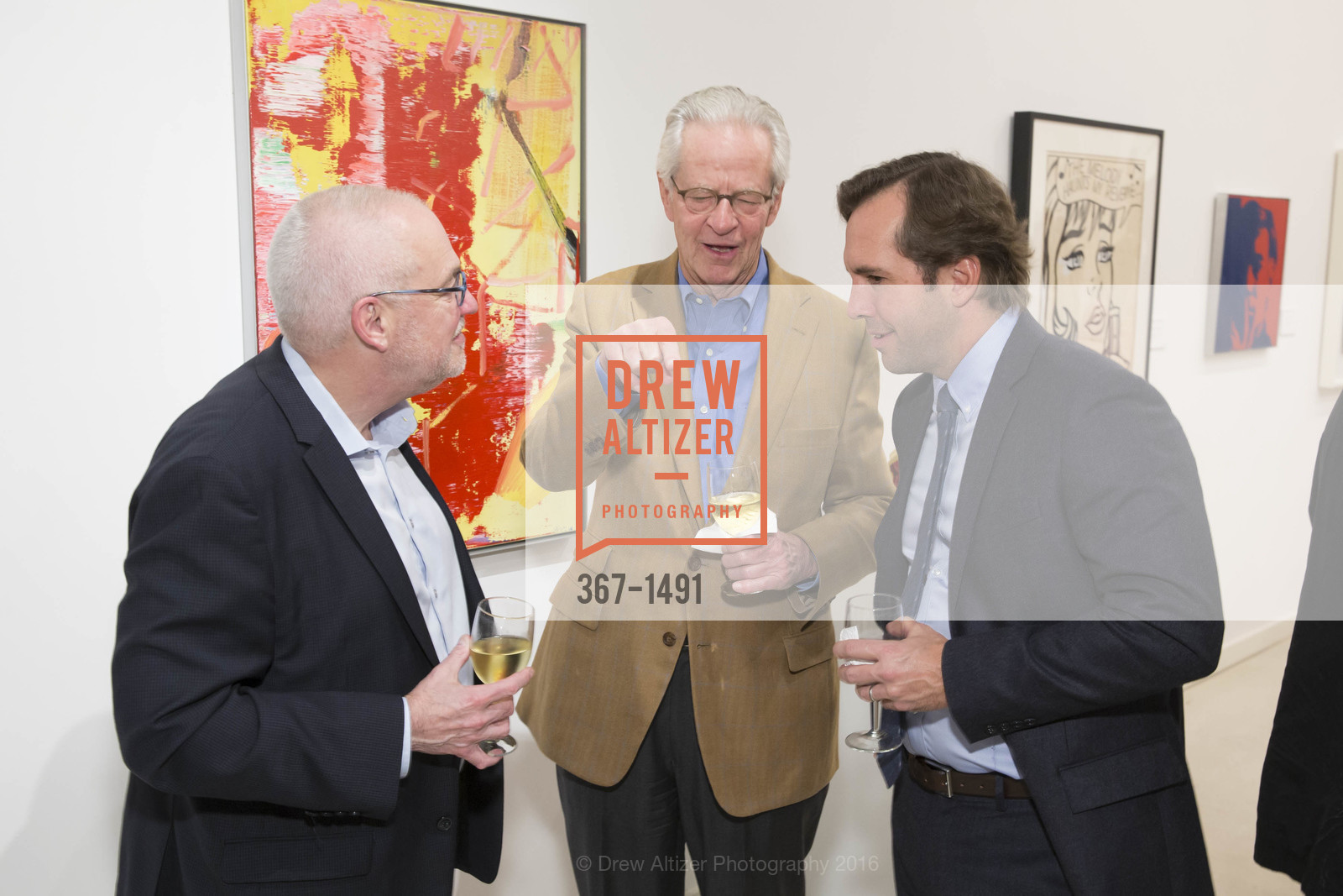 Gary Garrels, Stephen Merrill, Barrett White, Christies Post-War Contemporary/ Impressionist & Modern Fall Tour, Jules Maeght Gallery, October 13th, 2016, Photo #367-1491 Gary Garrels, Stephen Merrill, Barrett White, Photo #367-1491