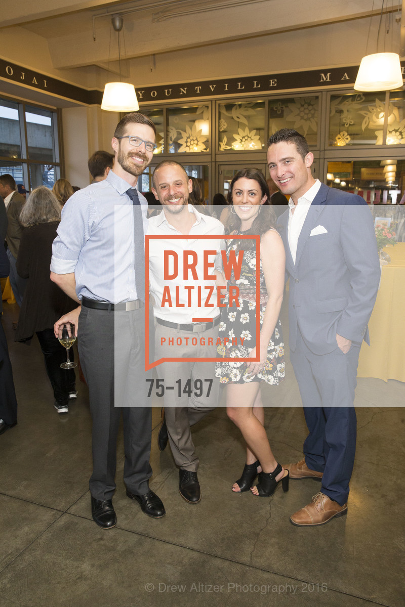 Dustin Finkle, Jon Resky, Angela Ansaldo, Sean Shay, CUESA's Sunday Supper: A Farm to City Feast, SF Ferry Building. 2525 Van Ness St, October 16th, 2016, Photo #75-1497 Dustin Finkle, Jon Resky, Angela Ansaldo, Sean Shay, Photo #75-1497