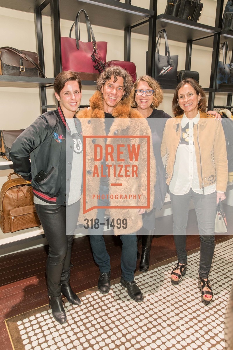 Jessica Silverman, Michael Korcuska, Shannon Jackson, Sarah Thornton, COACH Fall Celebration, Coach Boutique. 190 Post St, October 14th, 2016, Photo #318-1499 Jessica Silverman, Michael Korcuska, Shannon Jackson, Sarah Thornton, Photo #318-1499