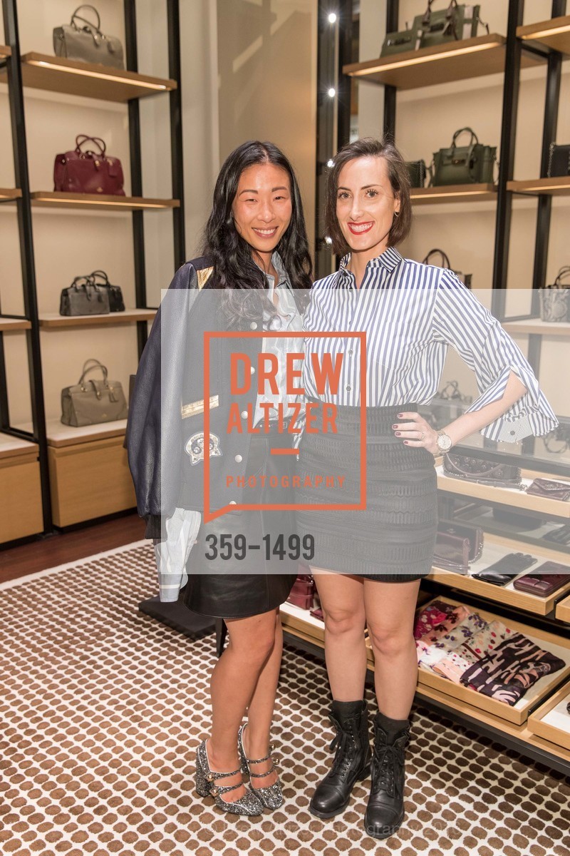 Sonya Wu, Kaitlin Krieger, COACH Fall Celebration, Coach Boutique. 190 Post St, October 14th, 2016, Photo #359-1499 Sonya Wu, Kaitlin Krieger, Photo #359-1499