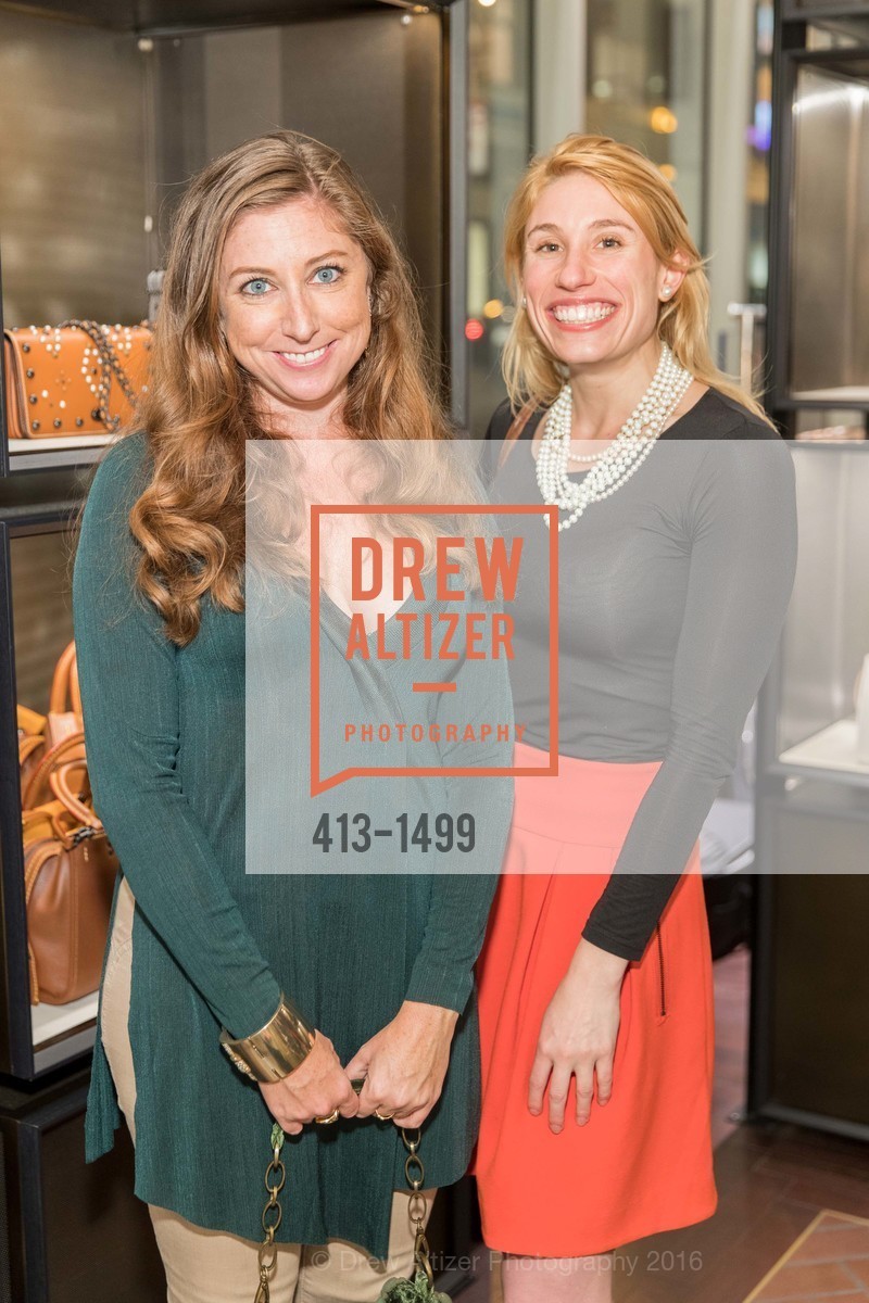 Katie Sweeney, Hannah Kaye, COACH Fall Celebration, Coach Boutique. 190 Post St, October 14th, 2016, Photo #413-1499 Katie Sweeney, Hannah Kaye, Photo #413-1499