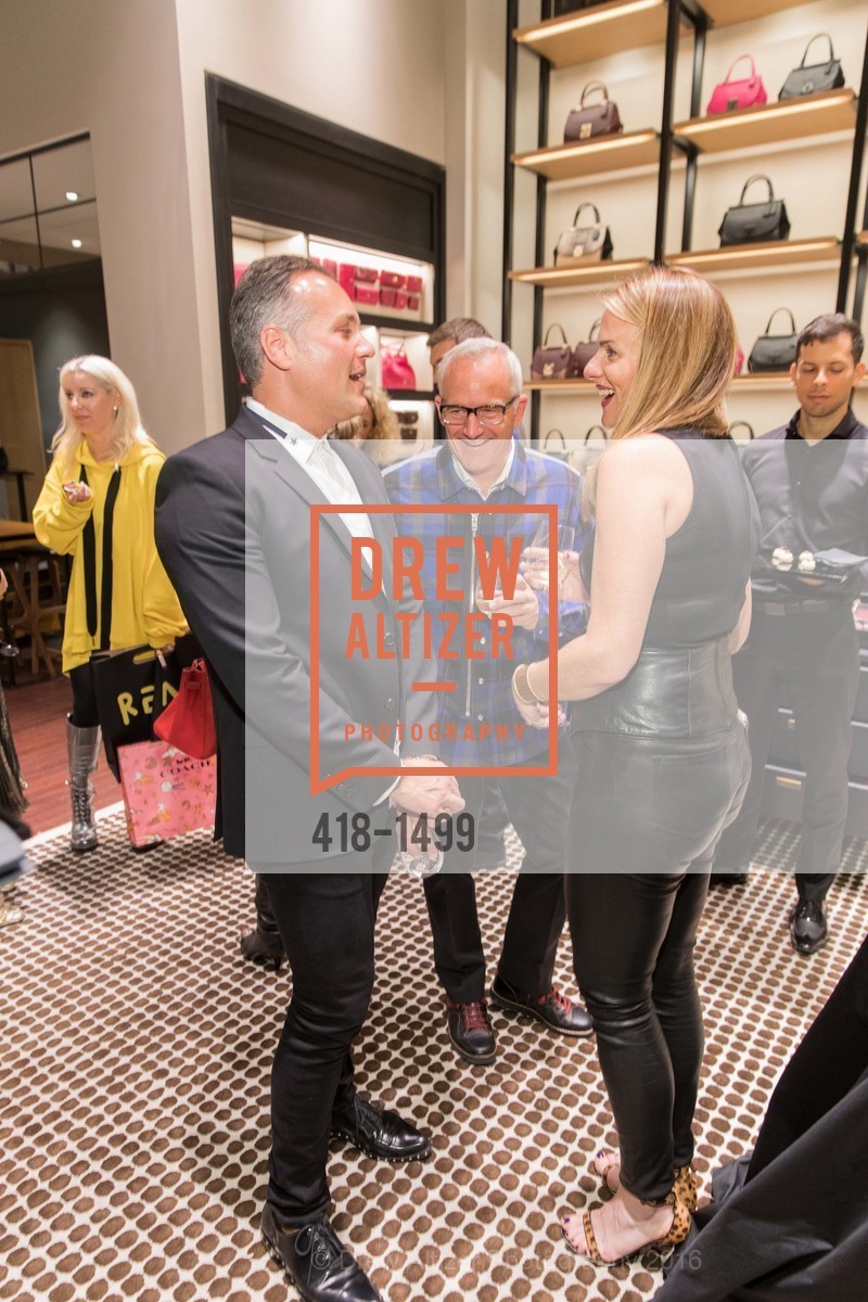 Peter Panagiotopouos, David Anders, Laura Dowling, COACH Fall Celebration, Coach Boutique. 190 Post St, October 14th, 2016, Photo #418-1499 Peter Panagiotopouos, David Anders, Laura Dowling, Photo #418-1499