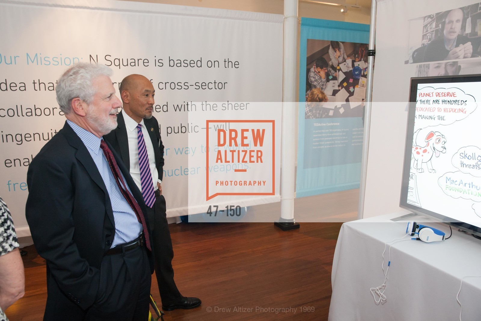 Philip Taubman, Philip Yun, Ploughshares Fund Presenting CHAIN REACTION 2015, The Open Square at Futures Without Violence. 100 Montgomery Street, June 7th, 2015,Drew Altizer, Drew Altizer Photography, full-service agency, private events, San Francisco photographer, photographer california