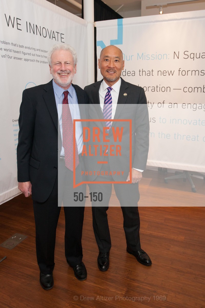 Philip Taubman, Philip Yun, Ploughshares Fund Presenting CHAIN REACTION 2015, The Open Square at Futures Without Violence. 100 Montgomery Street, June 7th, 2015