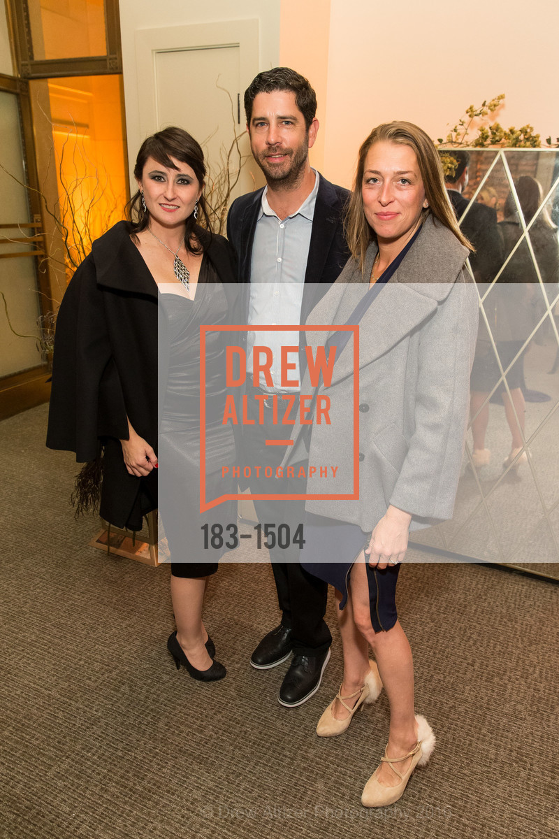 Melissa Volet, Joshua Lawrence, Ariel Sutro, Bently Foundation, Wild Night event, Bently Reserve, October 19th, 2016, Photo #183-1504 Melissa Volet, Joshua Lawrence, Ariel Sutro, Photo #183-1504