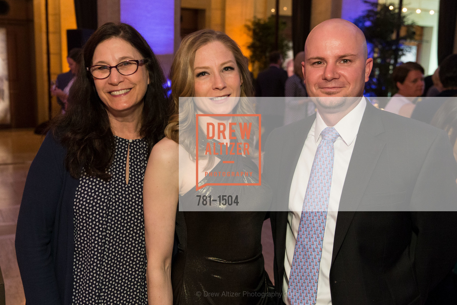 Deborah Butler, Jennifer Krone, Nick Delucio, Bently Foundation, Wild Night event, Bently Reserve, October 19th, 2016, Photo #781-1504 Deborah Butler, Jennifer Krone, Nick Delucio, Photo #781-1504