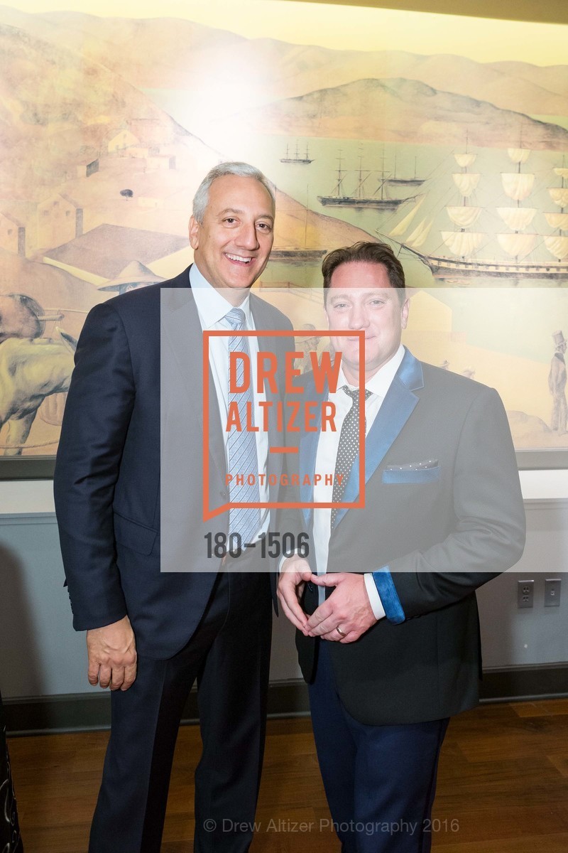 Mike Massimino, Liam Mayclem, National Kidney Foundation's Authors VIP Cocktail Party & Dinner, Merchants Exchange Club. 465 California St, San Francisco, CA 94104, October 21st, 2016, Photo #180-1506 Mike Massimino, Liam Mayclem, Photo #180-1506