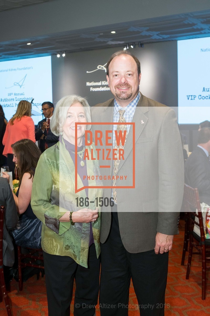 Elaine Petrocelli, Lawrence Lohr, National Kidney Foundation's Authors VIP Cocktail Party & Dinner, Merchants Exchange Club. 465 California St, San Francisco, CA 94104, October 21st, 2016, Photo #186-1506 Elaine Petrocelli, Lawrence Lohr, Photo #186-1506