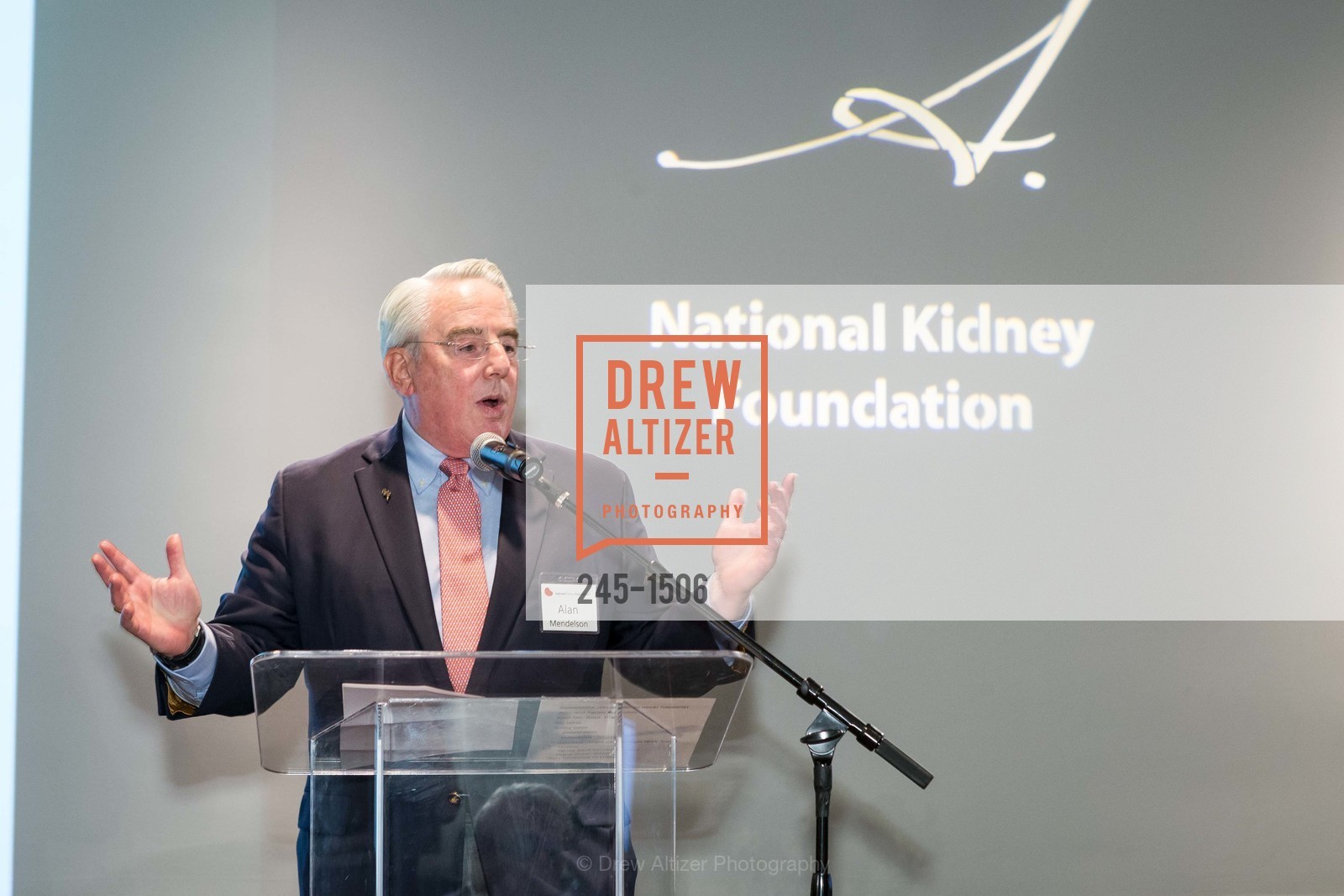 Alan Mendelson, National Kidney Foundation's Authors VIP Cocktail Party & Dinner, Merchants Exchange Club. 465 California St, San Francisco, CA 94104, Photo #245-1506 Alan Mendelson, Photo #245-1506
