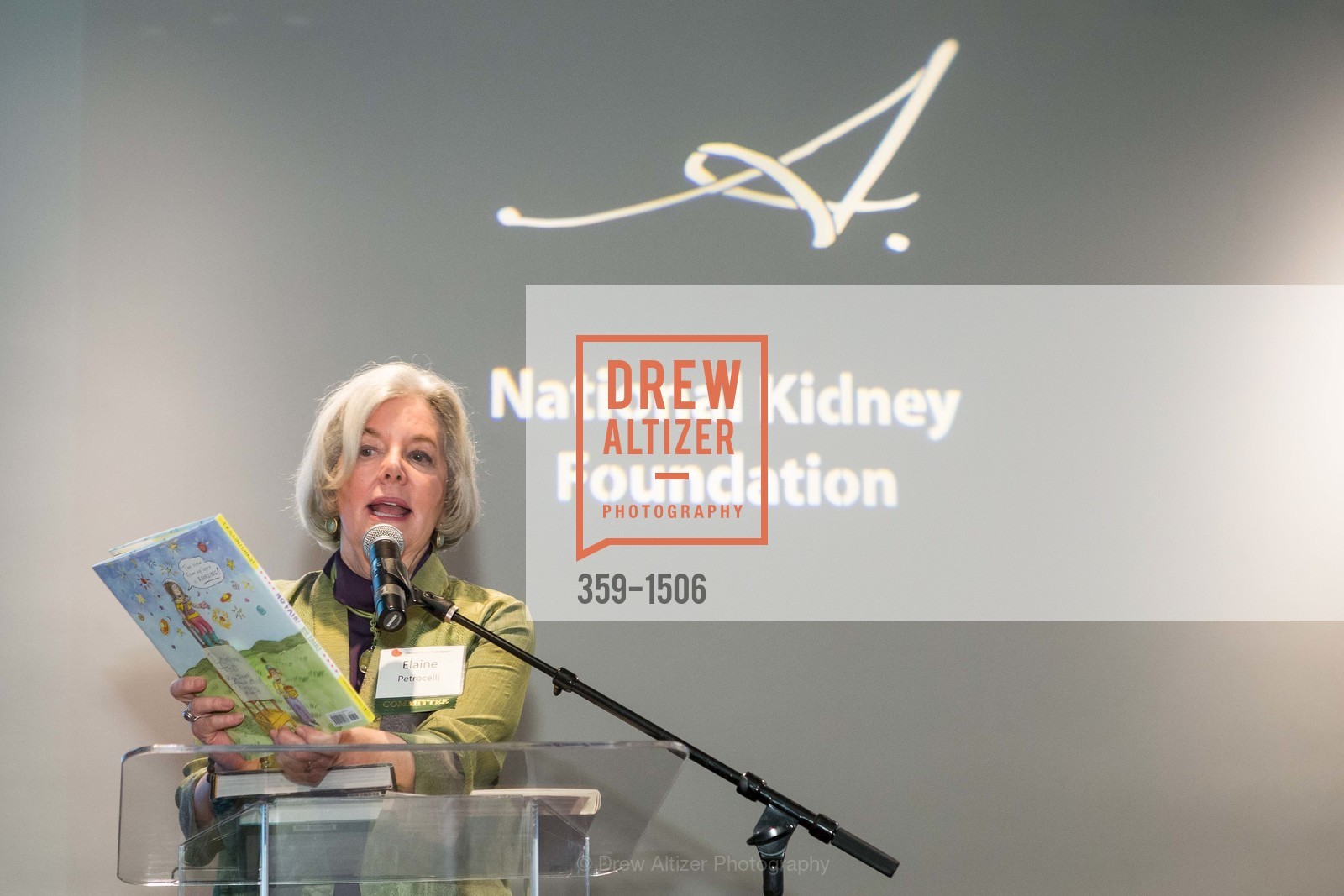 Elaine Petrocelli, National Kidney Foundation's Authors VIP Cocktail Party & Dinner, Merchants Exchange Club. 465 California St, San Francisco, CA 94104, Photo #359-1506 Elaine Petrocelli, Photo #359-1506