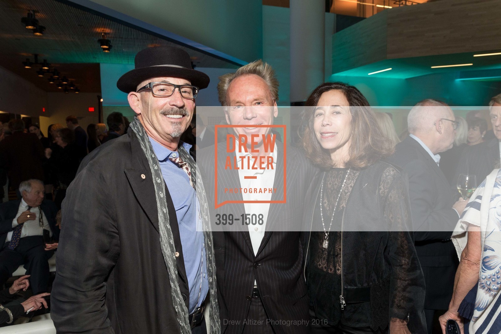 Ross Goldstein, Spencer Hosie, Nancy Goldstein, Contemporary Vision Award at SFMOMA, SFMOMA. 2525 Van Ness St, October 17th, 2016, Photo #399-1508 Ross Goldstein, Spencer Hosie, Nancy Goldstein, Photo #399-1508