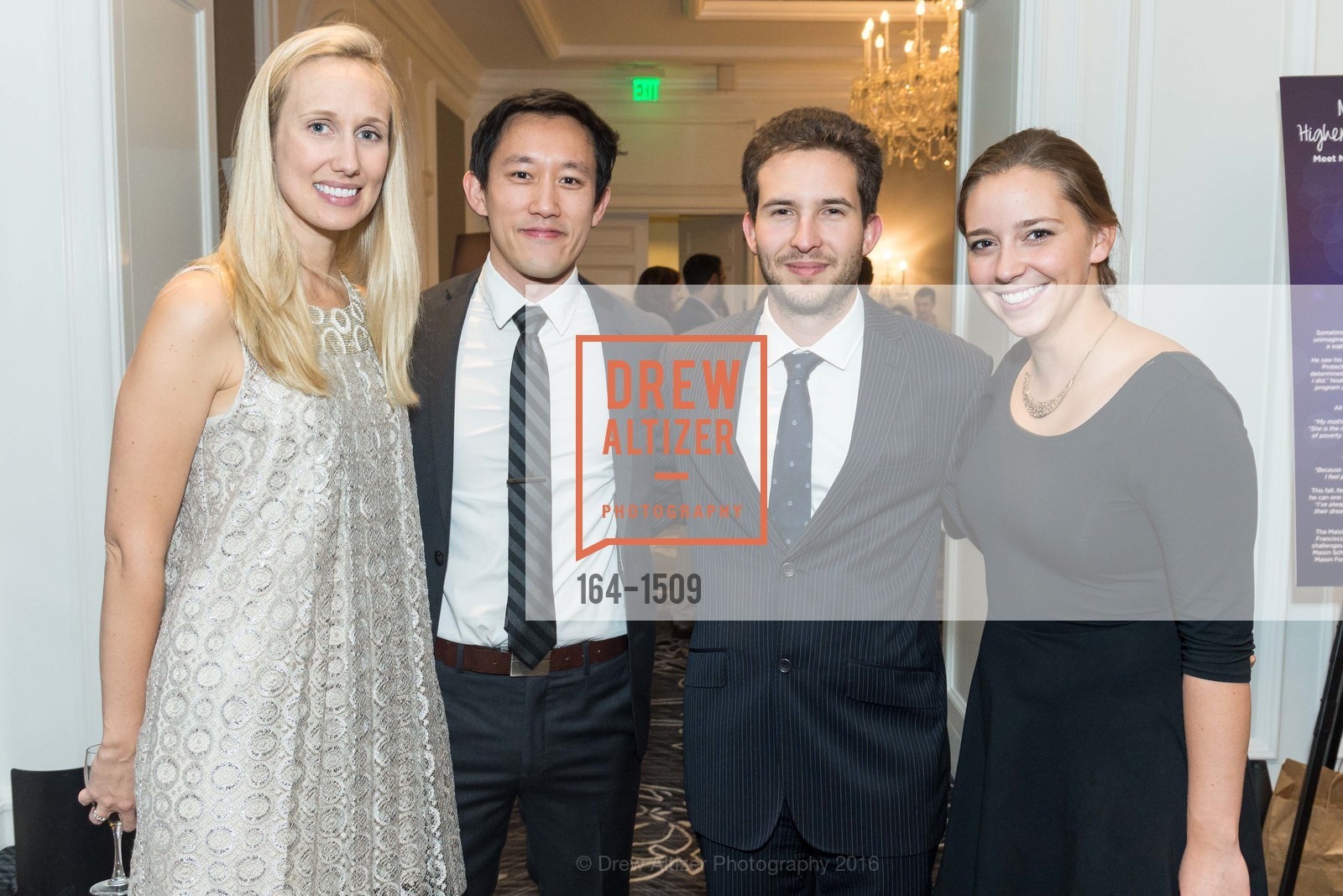 Catherine Waite, Lou Chan, Julian Borrey, Rachel McWhirter, San Francisco Education Fund Back to School Gala, The Ritz Carlton. 600 Stockton St, October 19th, 2016, Photo #164-1509 Catherine Waite, Lou Chan, Julian Borrey, Rachel McWhirter, Photo #164-1509