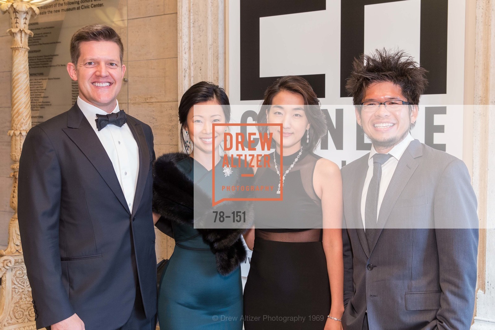 Roelof Botha, Huifen Chan, Jamie Chen, Steve Chen, Asian Art Museum 28 Chinese Opening Night Gala, Asian Art Museum. 200 Larkin St, June 2nd, 2015,Drew Altizer, Drew Altizer Photography, full-service agency, private events, San Francisco photographer, photographer california