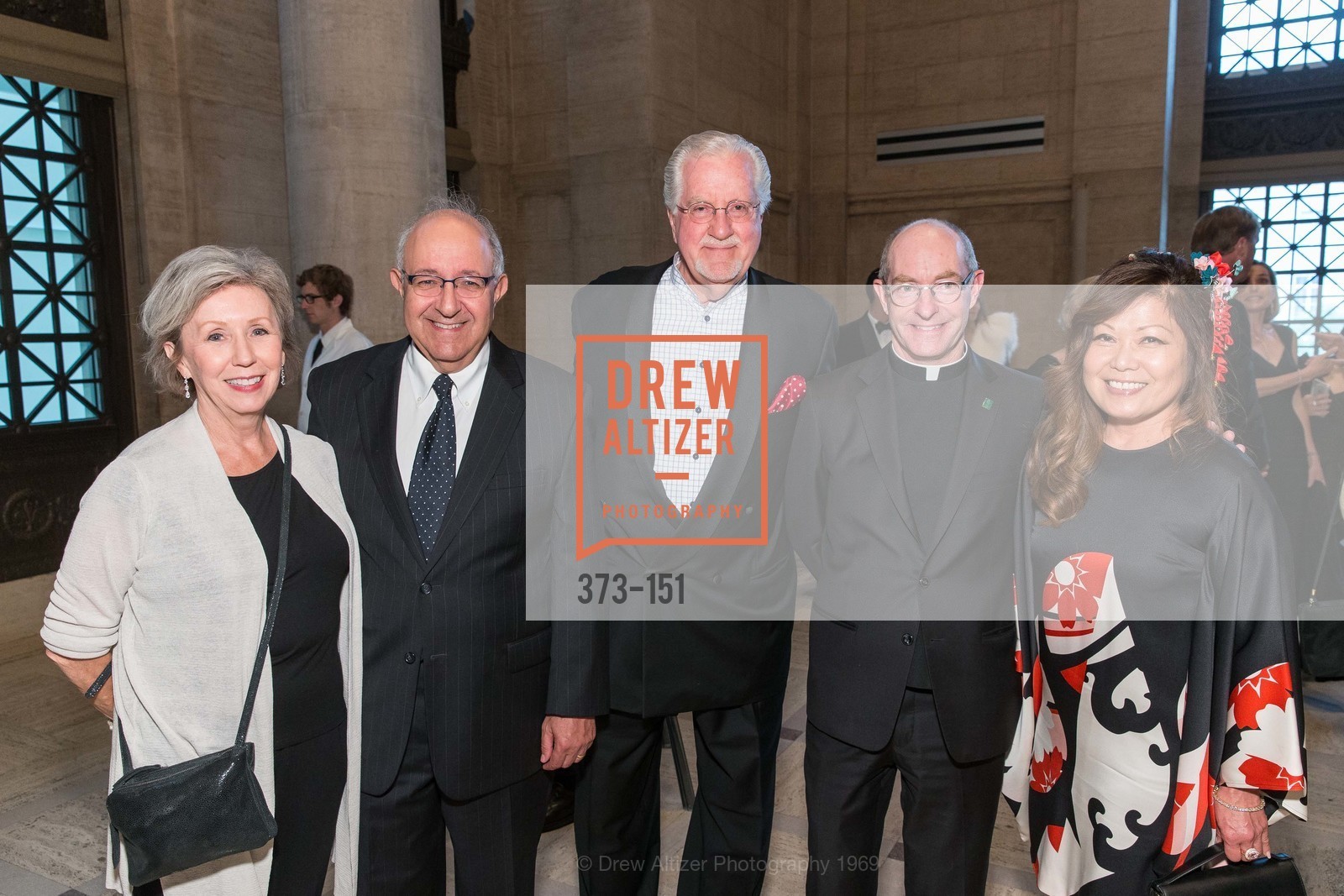Barbara Ruvolo, Nace Ruvolo, Joe Cotchett, Father Paul Fitzgerald, Angie Zhai, Asian Art Museum 28 Chinese Opening Night Gala, Asian Art Museum. 200 Larkin St, June 2nd, 2015,Drew Altizer, Drew Altizer Photography, full-service event agency, private events, San Francisco photographer, photographer California