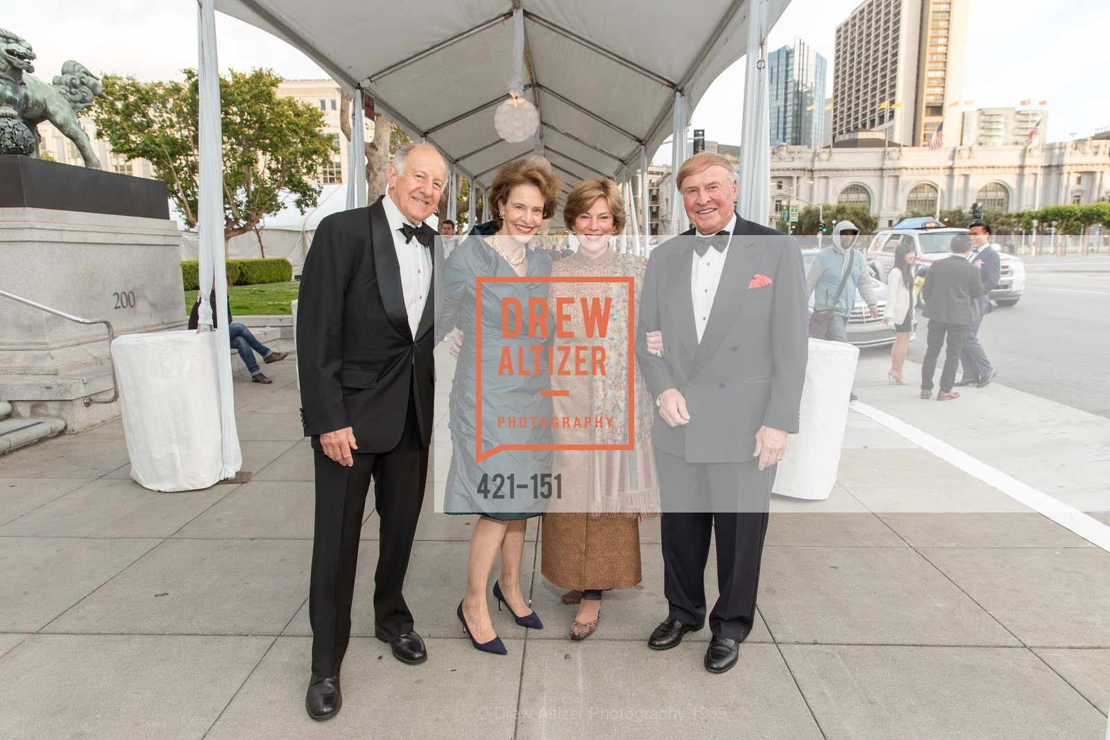 Ronald George, Barbara George, Pam Kramlich, Dick Kramlich, Asian Art Museum 28 Chinese Opening Night Gala, Asian Art Museum. 200 Larkin St, June 2nd, 2015,Drew Altizer, Drew Altizer Photography, full-service agency, private events, San Francisco photographer, photographer california