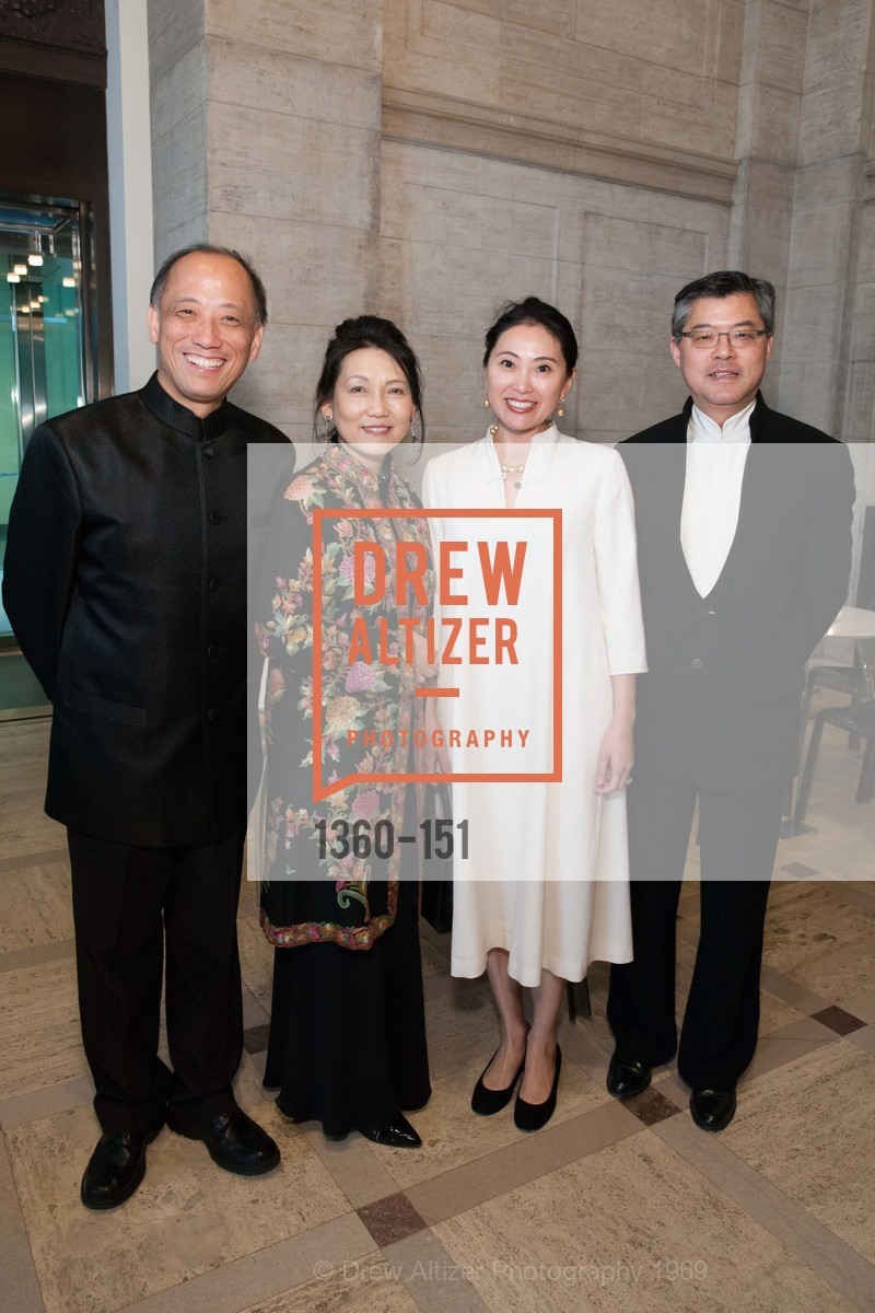 Pehong Chen, Adele Chen, Cindy Li, Jay Xu, Asian Art Museum 28 Chinese Opening Night Gala, Asian Art Museum. 200 Larkin St, June 2nd, 2015,Drew Altizer, Drew Altizer Photography, full-service agency, private events, San Francisco photographer, photographer california