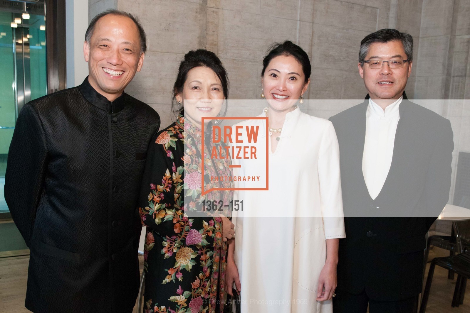 Pehong Chen, Adele Chen, Cindy Li, Jay Xu, Asian Art Museum 28 Chinese Opening Night Gala, Asian Art Museum. 200 Larkin St, June 2nd, 2015,Drew Altizer, Drew Altizer Photography, full-service agency, private events, San Francisco photographer, photographer california
