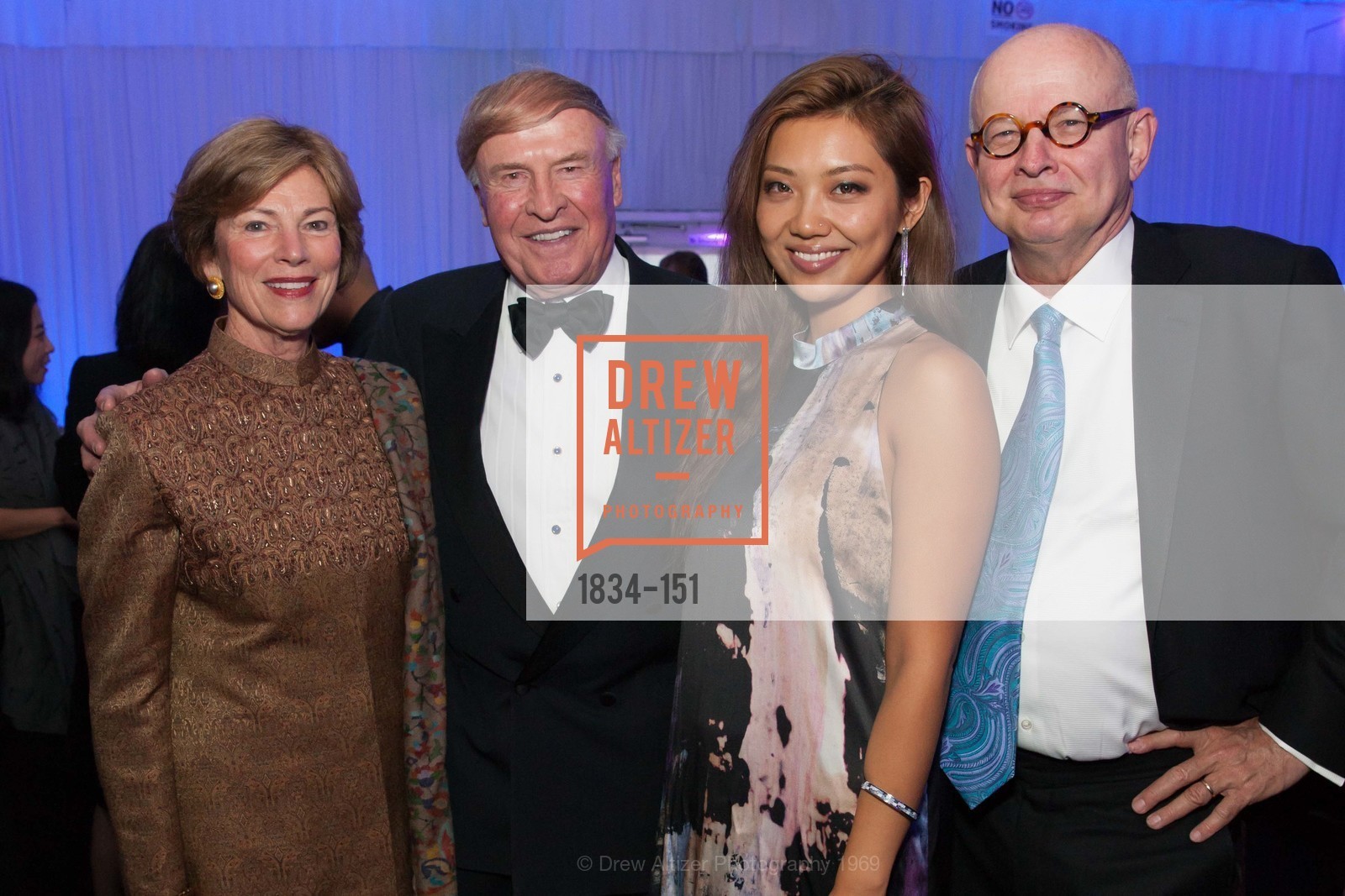 Pam Kramlich, Dick Kramlich, Angie Zhai, Ken Wilcox, Asian Art Museum 28 Chinese Opening Night Gala, Asian Art Museum. 200 Larkin St, June 2nd, 2015,Drew Altizer, Drew Altizer Photography, full-service event agency, private events, San Francisco photographer, photographer California