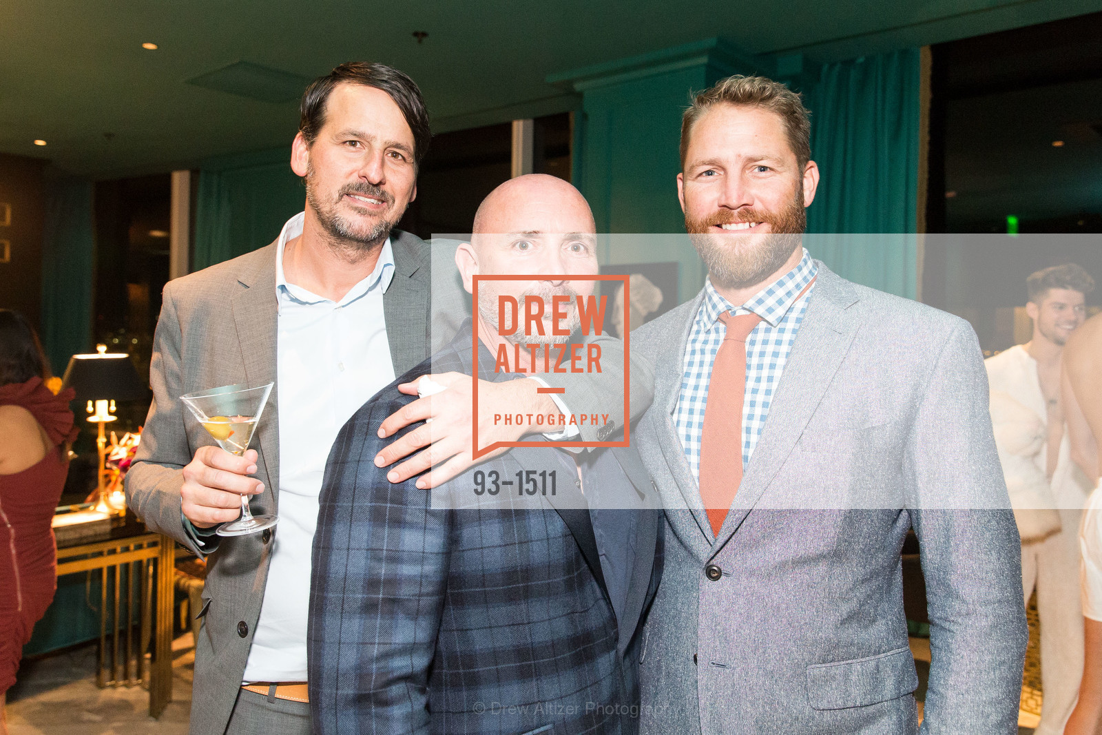 Milton Nolan, Will Roque, Owen Urkov, Ken Fulk's Magical World book release party, The Harrison, Uncle Harry's. 401 Harrison Street, Photo #93-1511 Milton Nolan, Will Roque, Owen Urkov, Photo #93-1511
